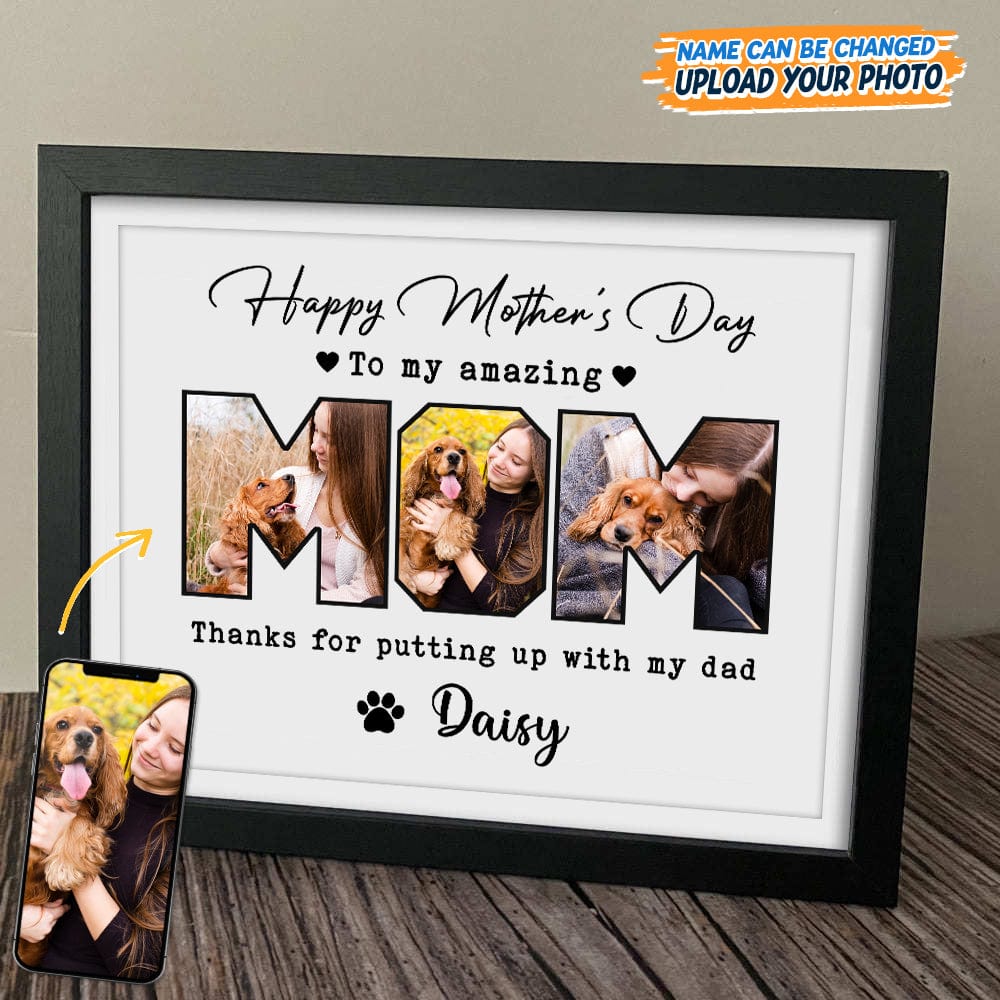 Custom Photo Happy Mother's Day To My Amazing Mom Picture Frame K228 889152 - Image 4