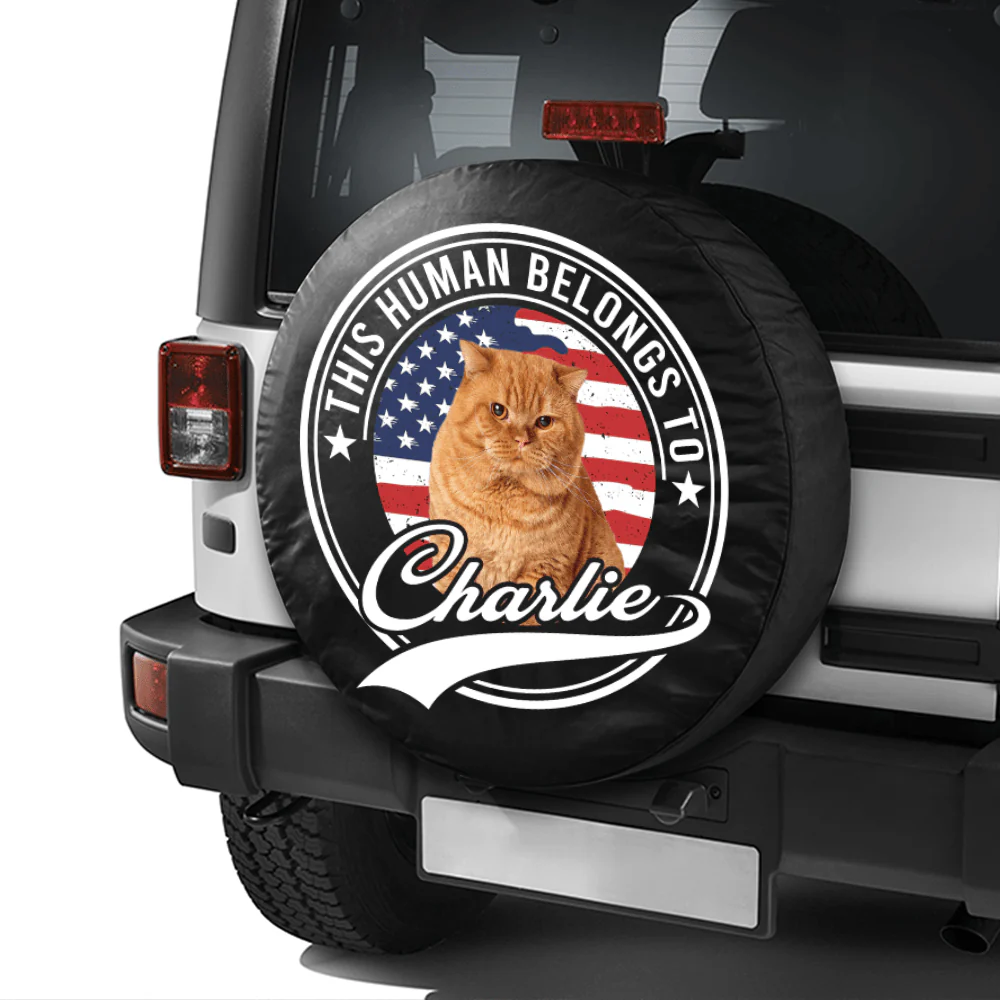 Custom Photo Human Belongs To Cat Tire Cover T368 889800 - Image 4