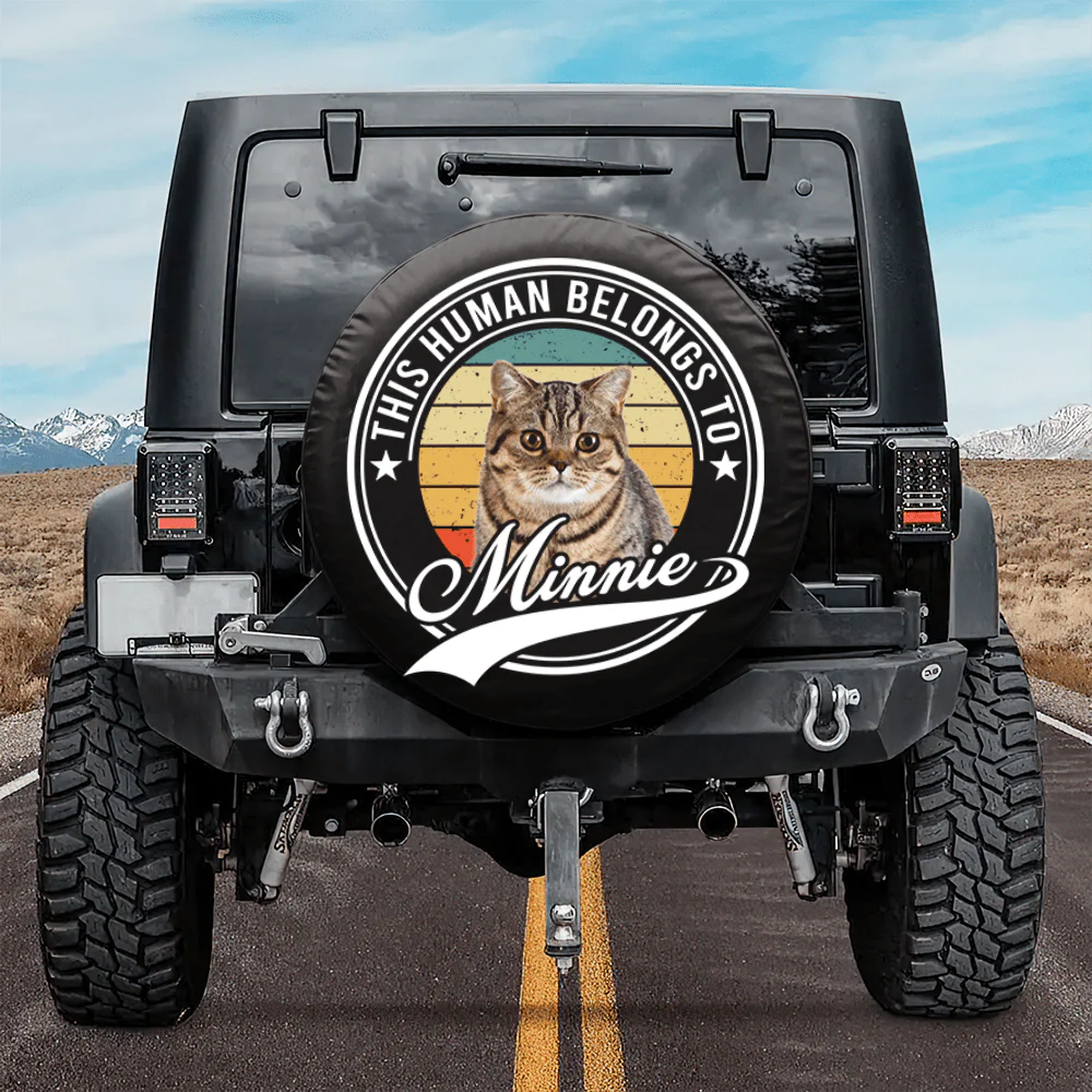 Custom Photo Human Belongs To Cat Tire Cover T368 889800 - Image 6