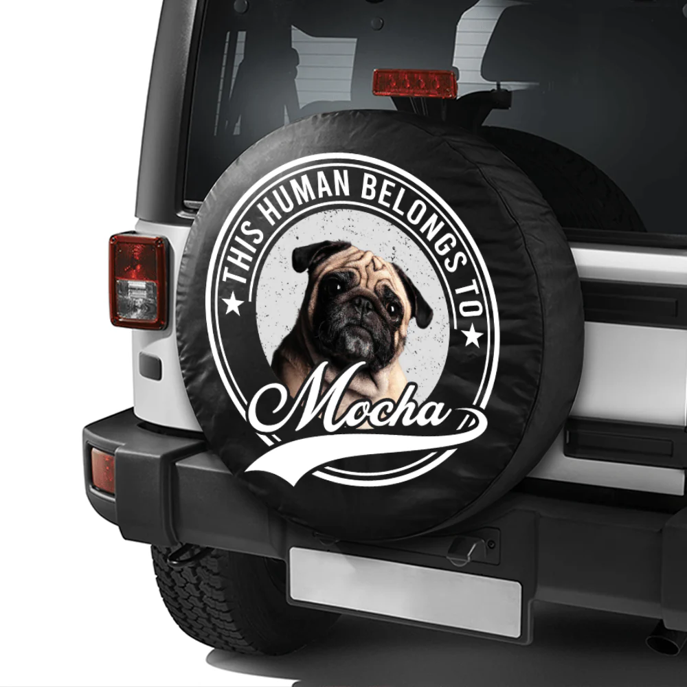 Custom Photo Human Belongs To Dog Tire Cover T368 889798 - Image 4