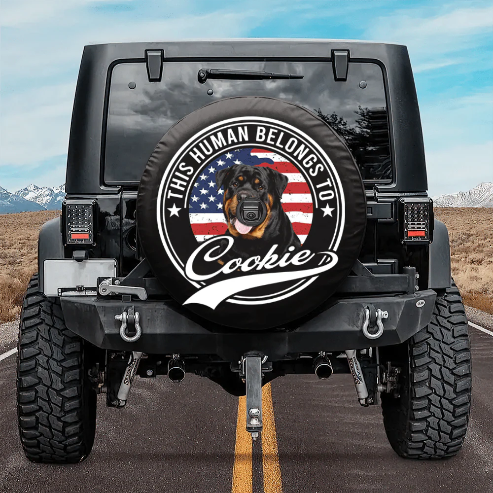 Custom Photo Human Belongs To Dog Tire Cover T368 889798 - Image 6