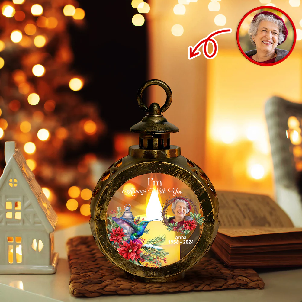 Custom Photo I Am Always With You Memorial Candlelight Lantern Ornament HO82 894974 - Image 10