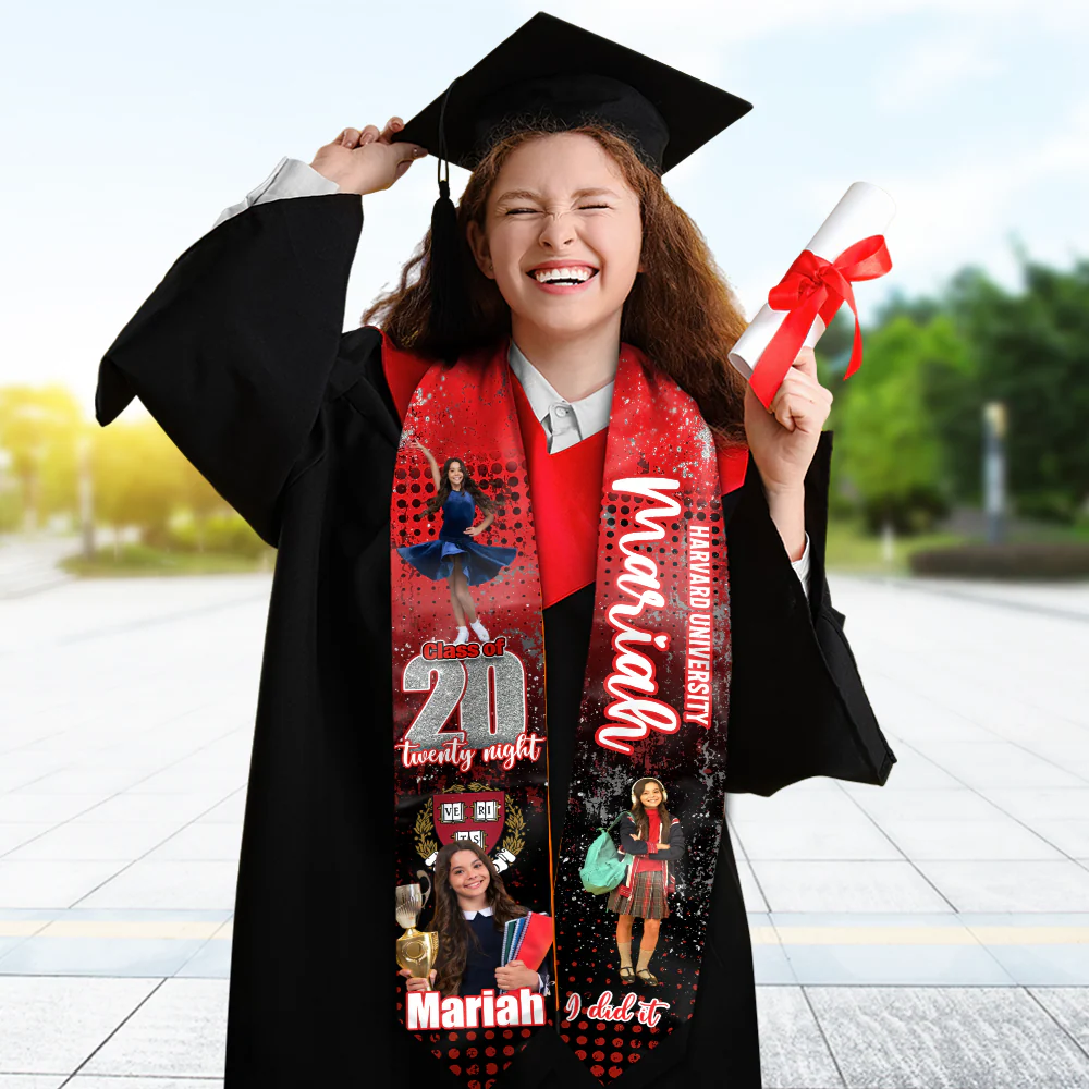 Custom Photo I Did It Congrats Graduation Stoles HO82 893462 - Image 13