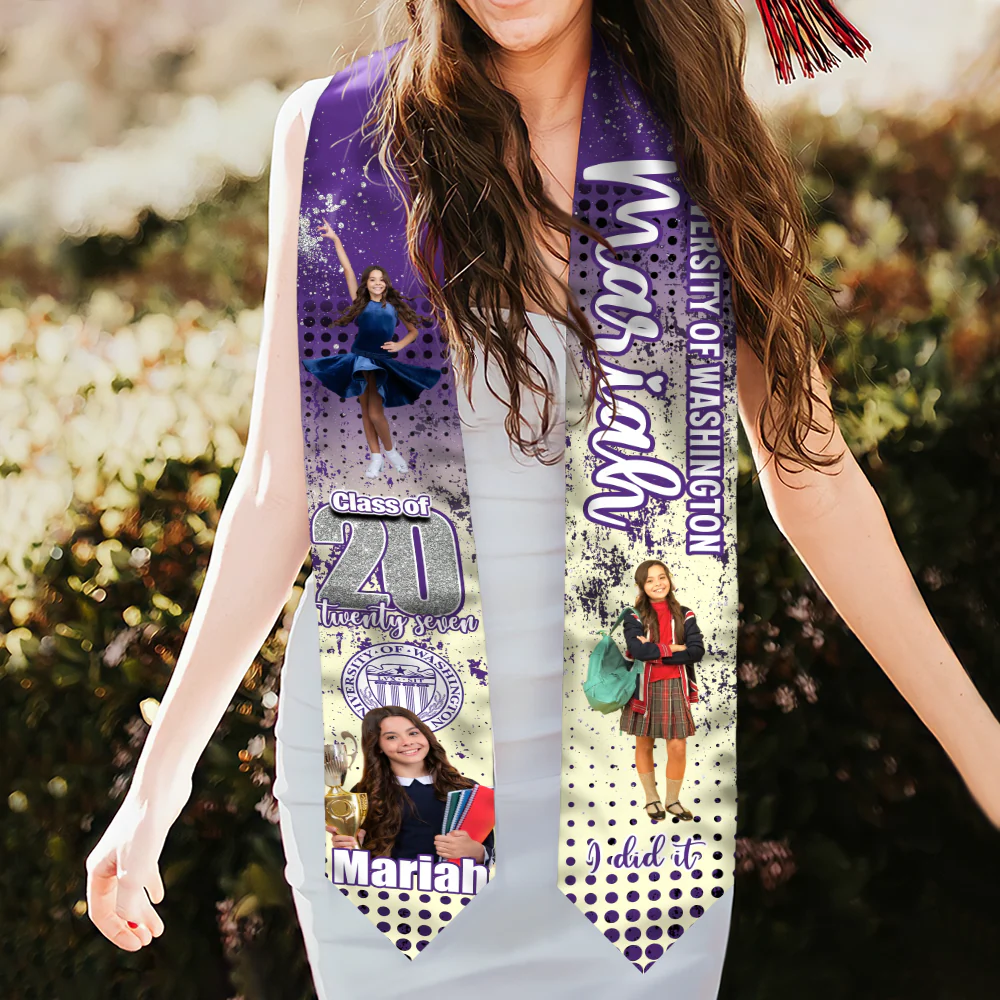 Custom Photo I Did It Congrats Graduation Stoles HO82 893462 - Image 14