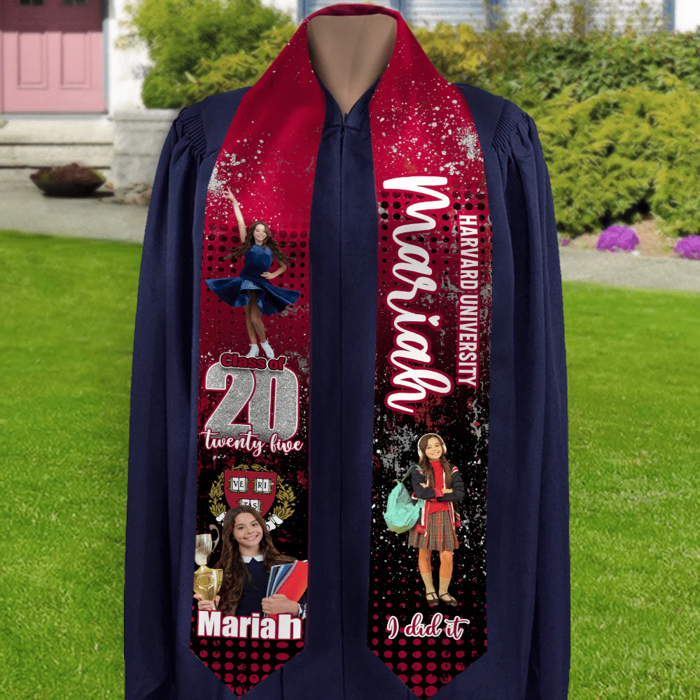 Custom Photo I Did It Congrats Graduation Stoles HO82 893462 - Image 2
