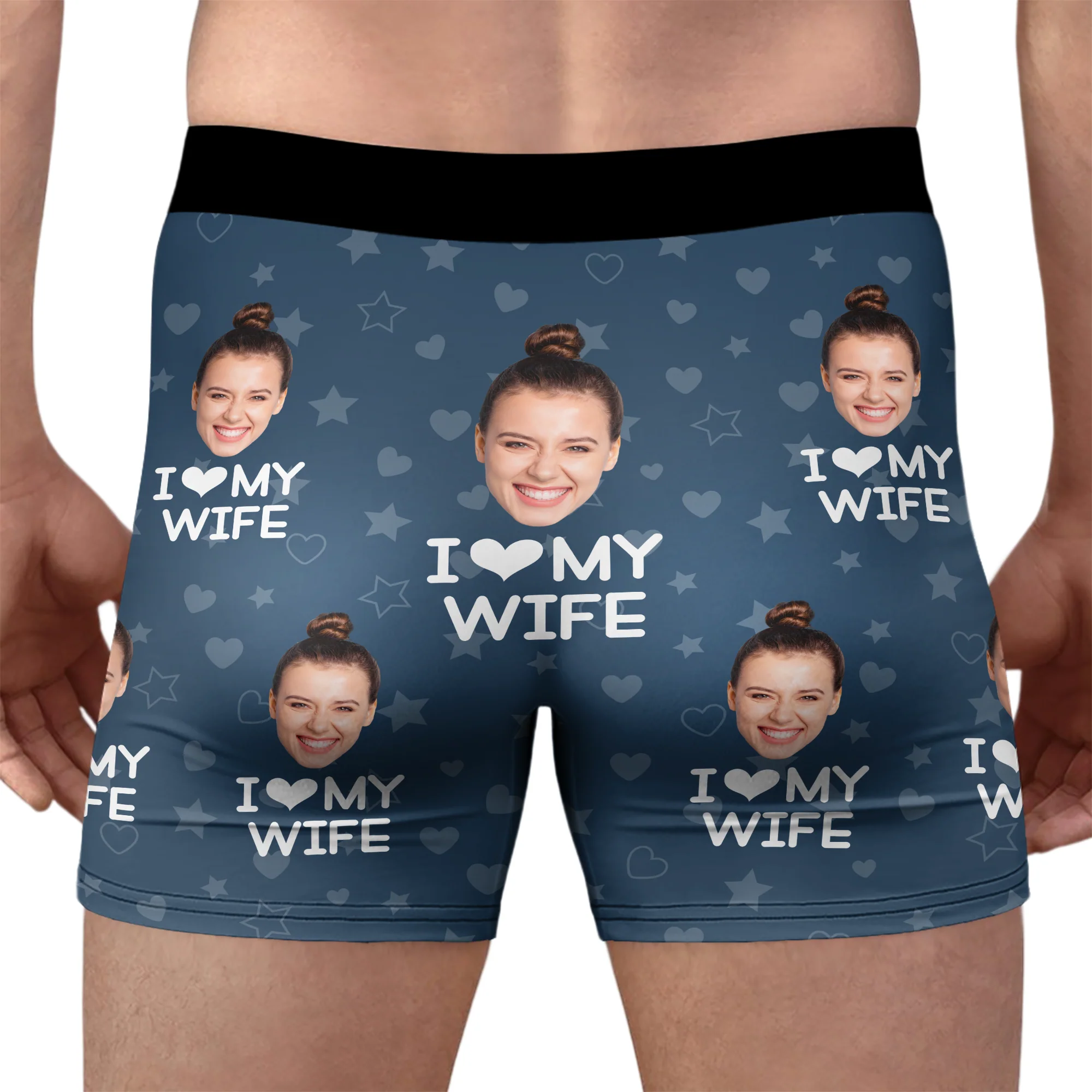 Custom Photo I Love My Girlfriend Boyfriend Boxer Valentines Gift For Him Her Husband Wife HO82 900708 - Image 3