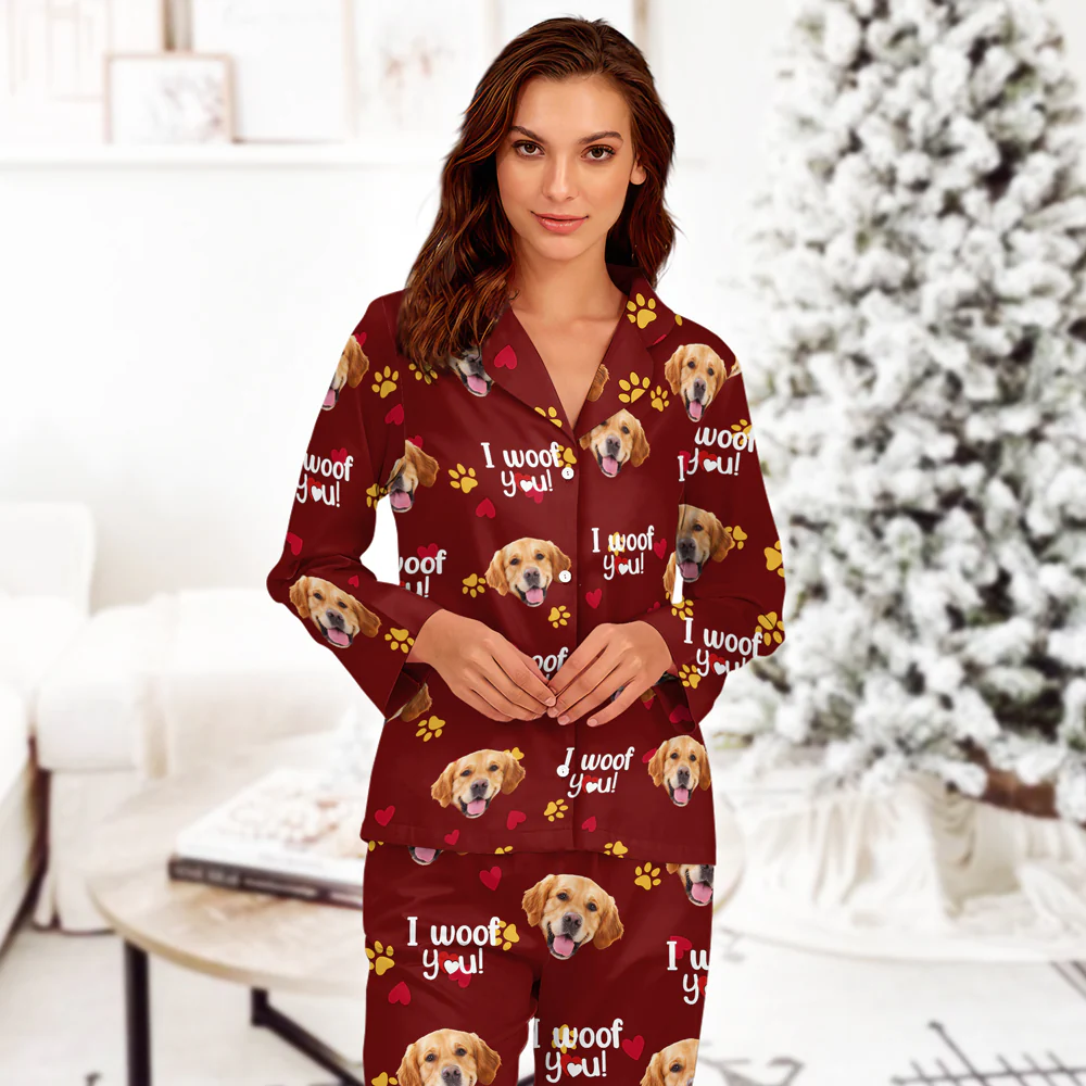 Custom Photo I Woof/Meow You Pajamas Gift For Pet Lovers HO82 894412 - Image 7