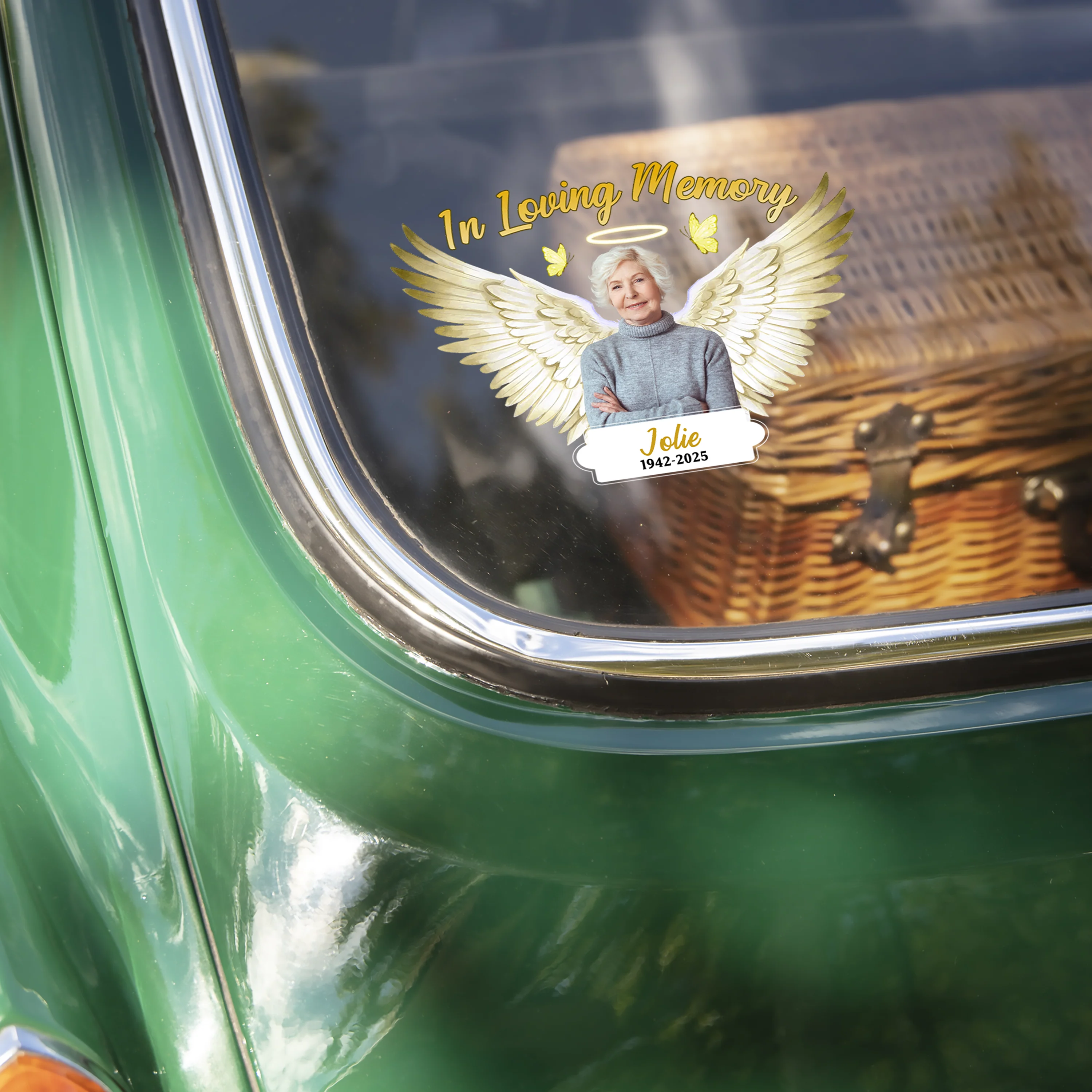 Custom Photo In Loving Memory - Personalized Memorial Car Sticker HO82 900986 - Image 6