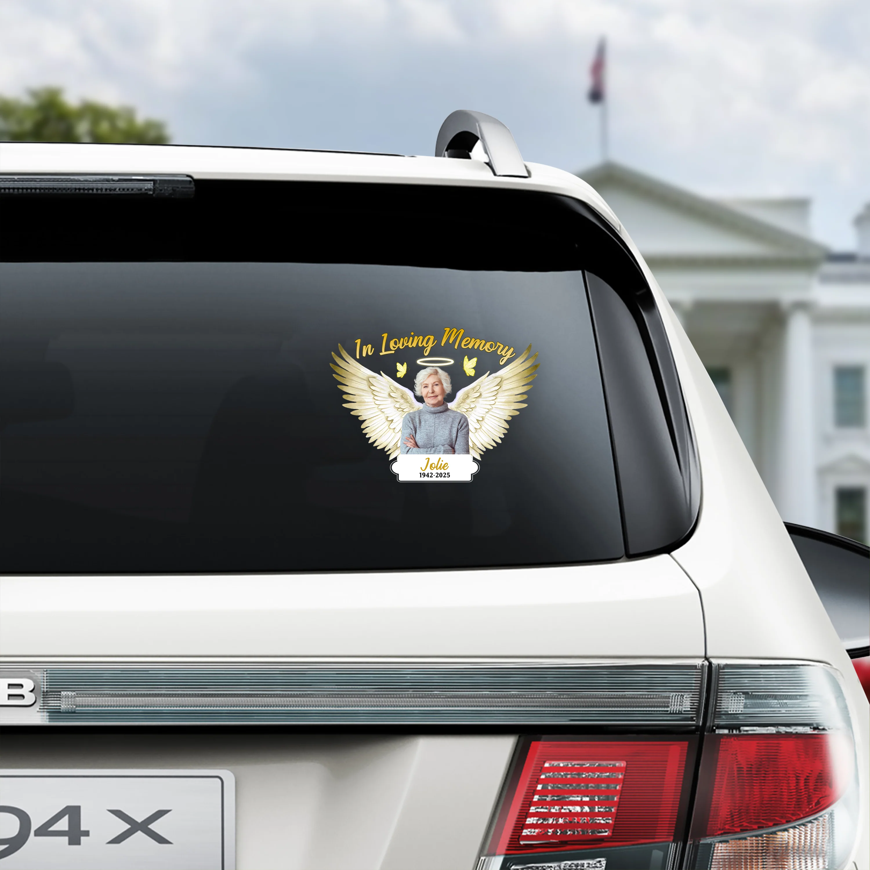 Custom Photo In Loving Memory - Personalized Memorial Car Sticker HO82 900986 - Image 7