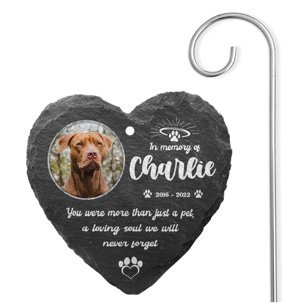 Custom Photo In Memory Of Dog Garden Slate & Hook TA29 889174 - Image 4