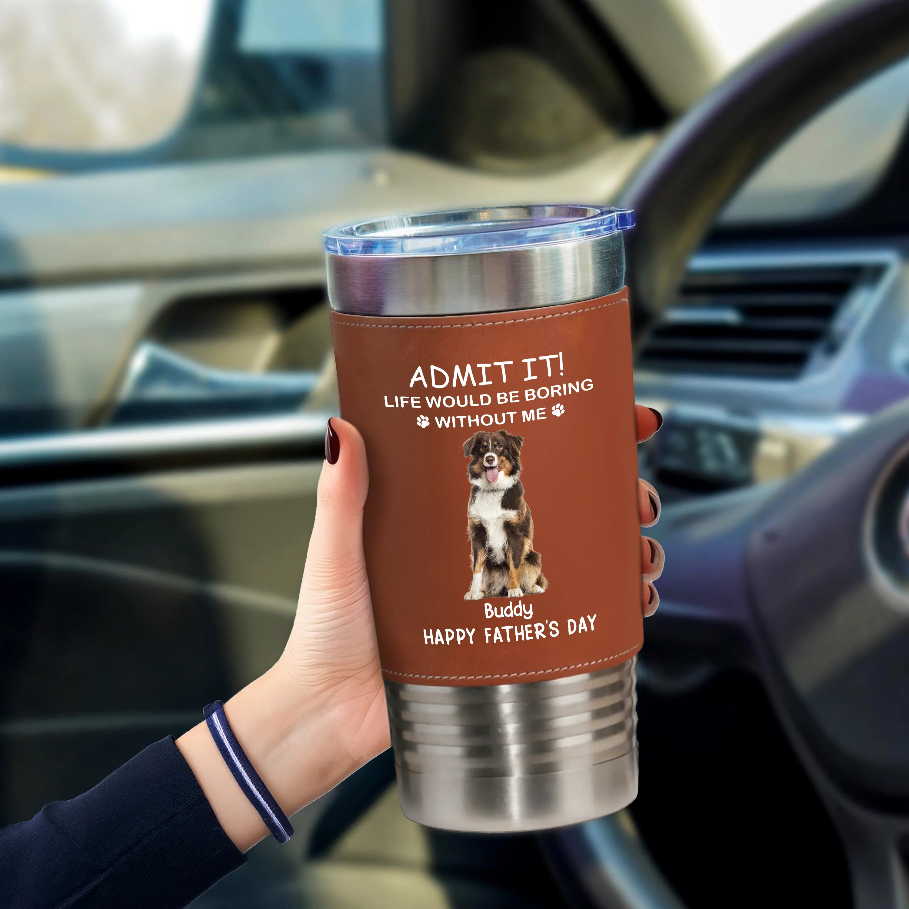 Custom Photo Life Would Be Boring Without Me Dog Cat Tumbler HO82 894114 - Image 5