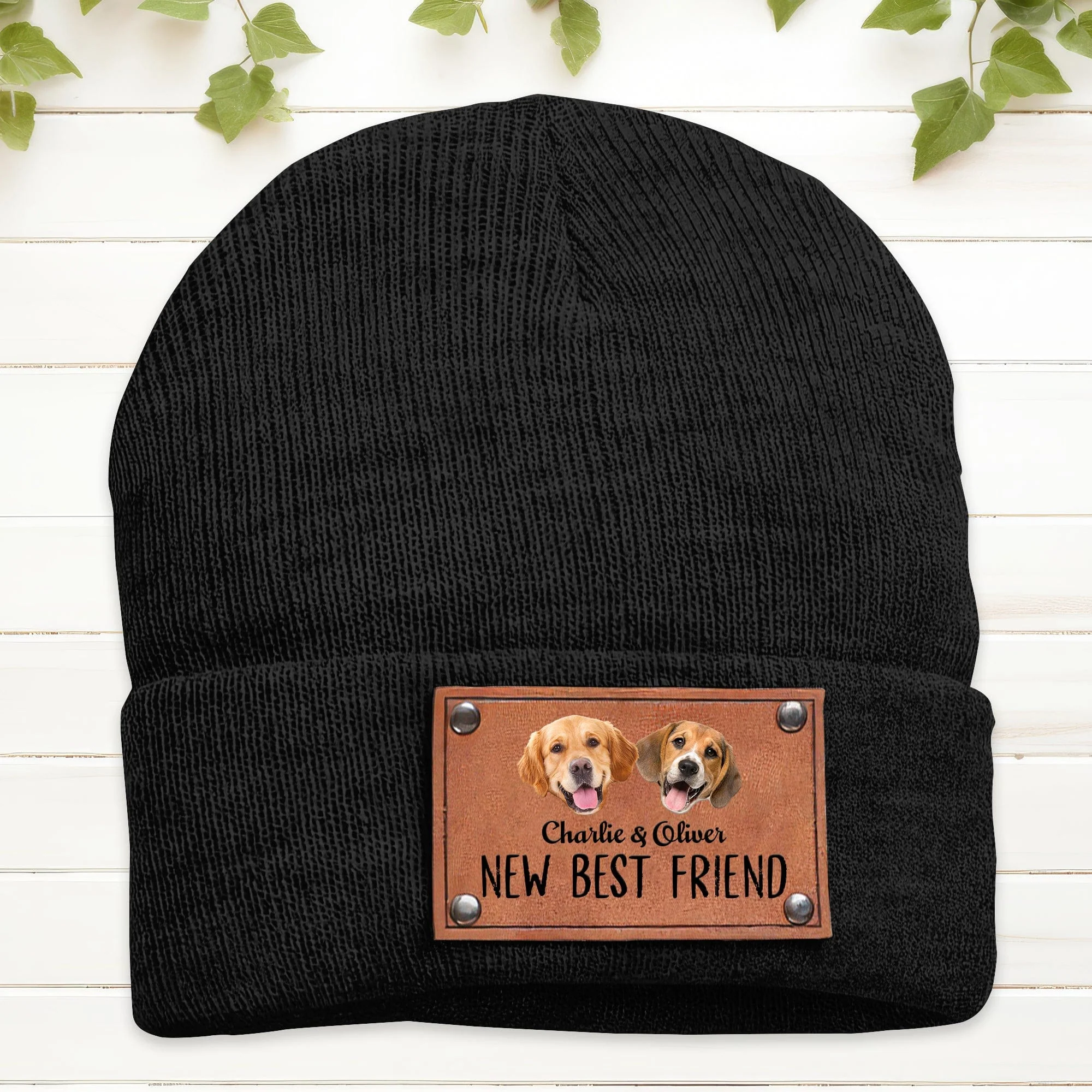 Custom Photo New Best Friend For Dog Lovers Baby Beanie Hat T368 889828 - Image 7