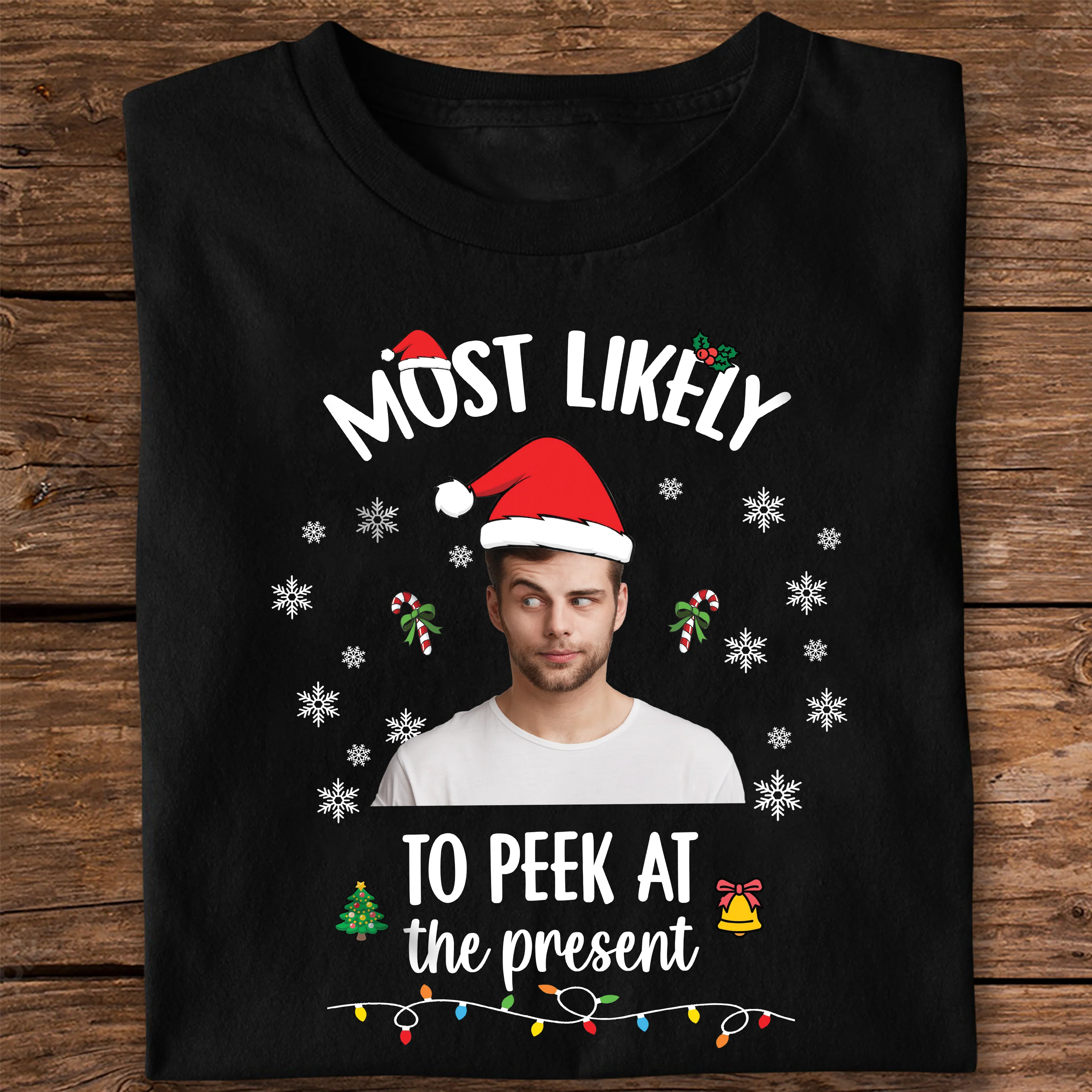 Custom Photo Santa Christmas Matching Family Shirt HO82 900410 - Image 5