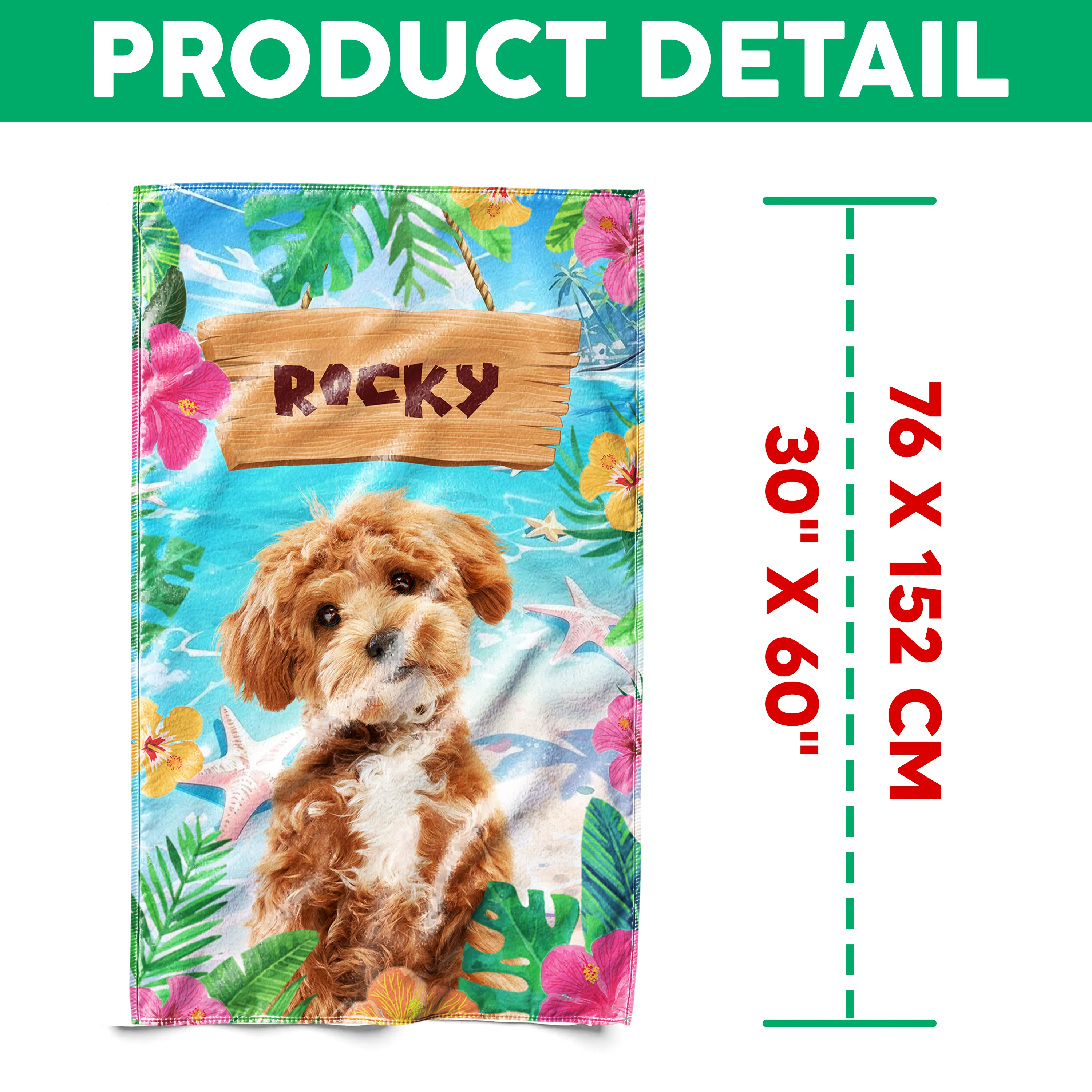 Custom Photo Summertime Bliss With Vibrant Dog Cat Beach Towels Summer Gift For Dog Cat Lovers HO82 893948 - Image 7