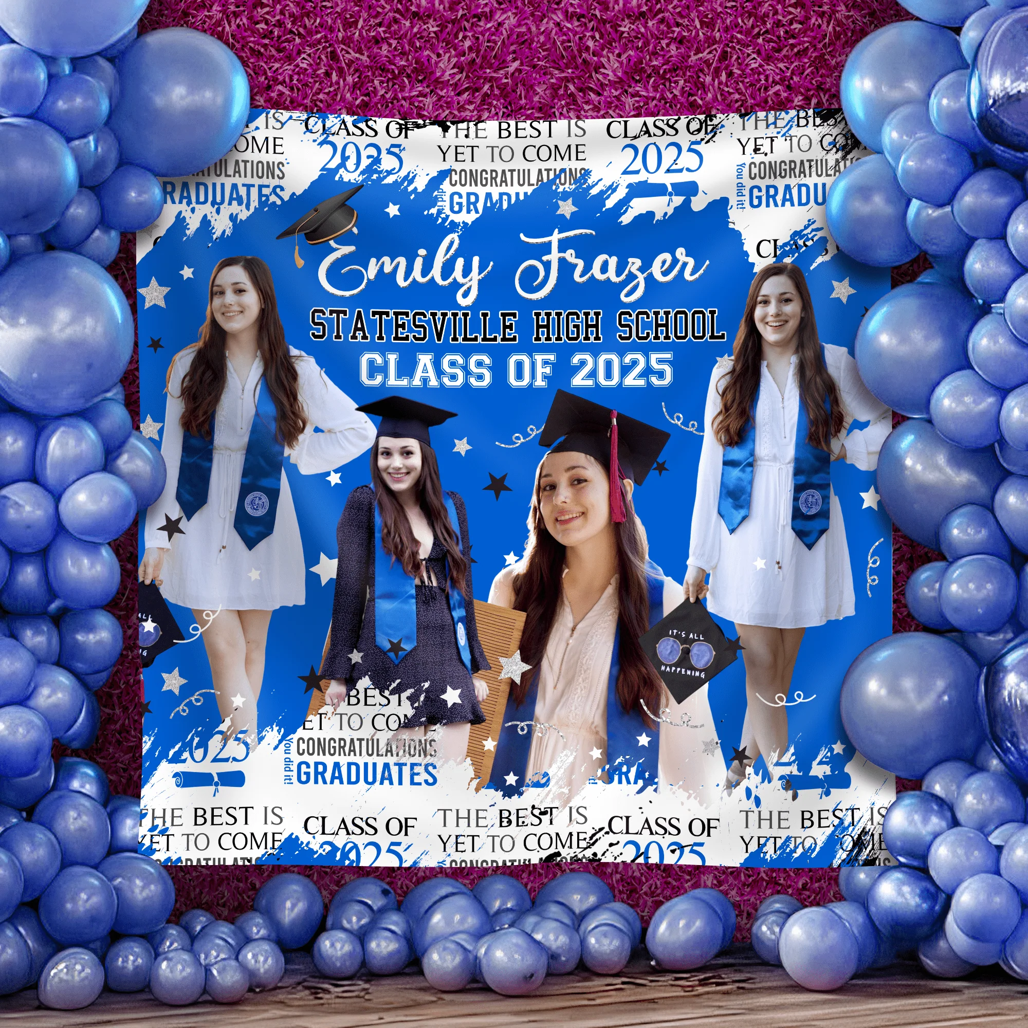 Custom Photo The Best Is Yet To Come Class Of 2026 Graduation Backdrop HO82 893468 - Image 12