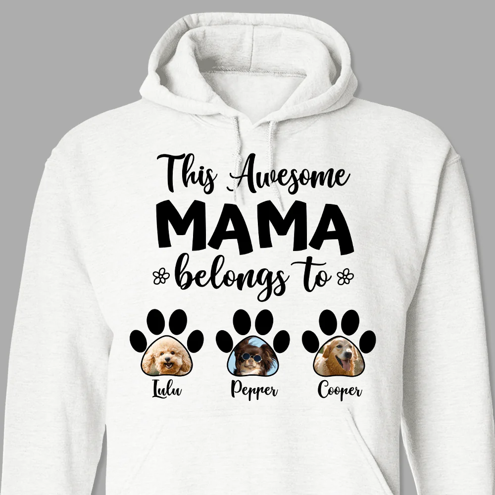Custom Photo This Awesome Mama Belongs To Family Bright Shirt N304 890184 - Image 4
