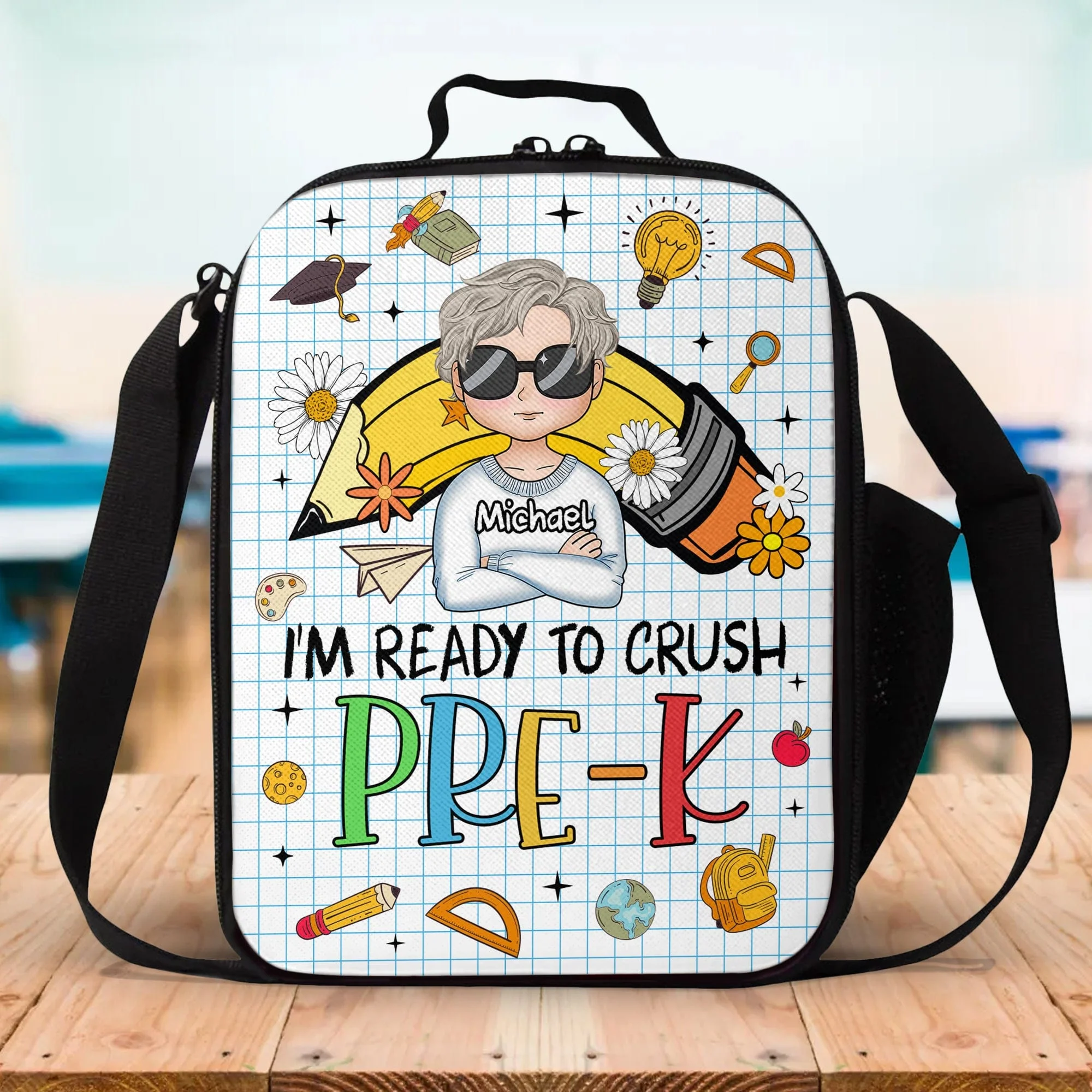 Custom Photo Today Is The First Day Of The Rest Of Your Life Back To School Gift For Kid Lunch Bag HO82 891308 - Image 2