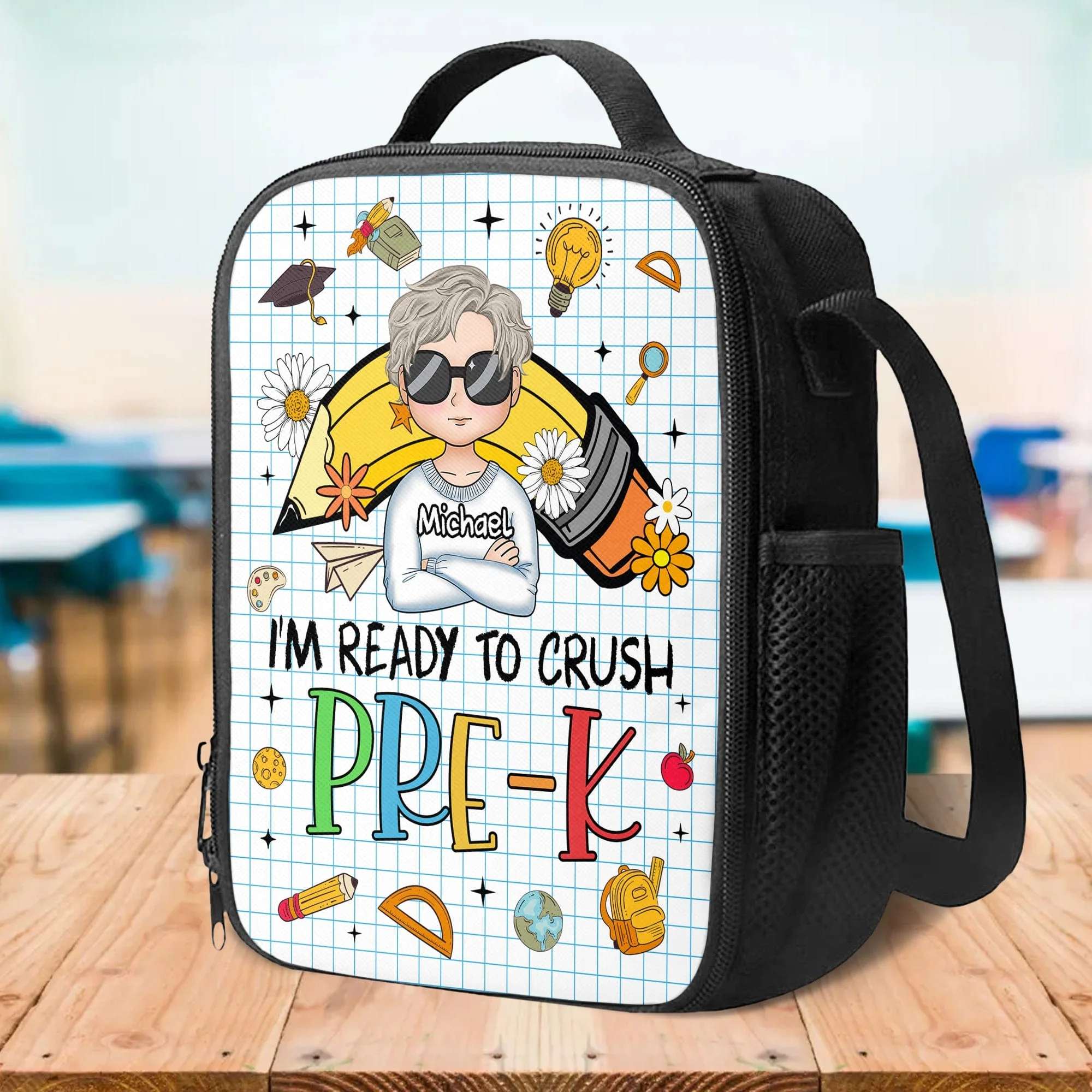 Custom Photo Today Is The First Day Of The Rest Of Your Life Back To School Gift For Kid Lunch Bag HO82 891308 - Image 6