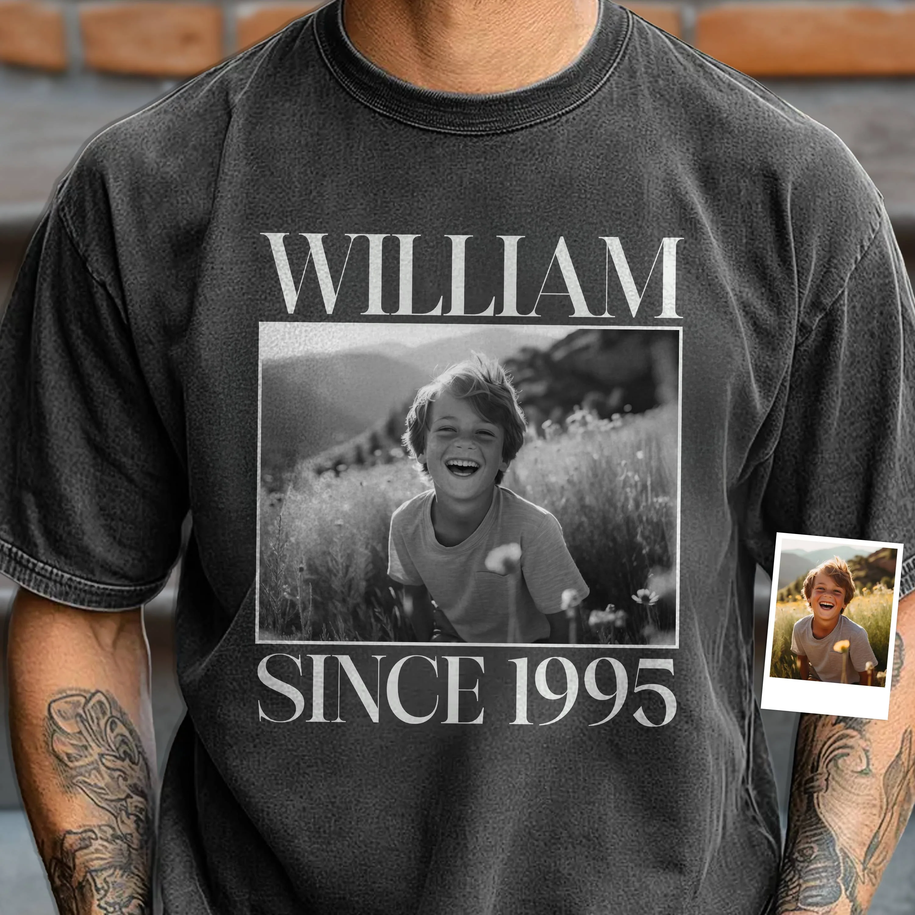 Custom Photo Vintage Family Comfort Shirt, Birthday Gift HO82 894912 - Image 2