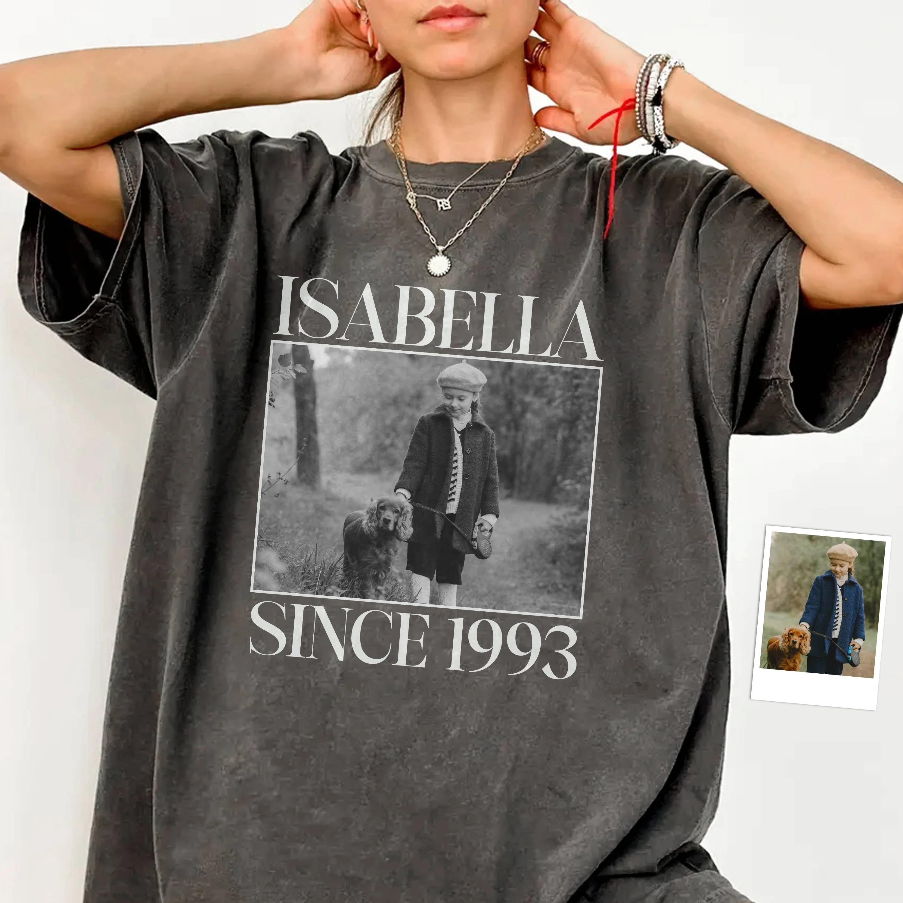 Custom Photo Vintage Family Comfort Shirt, Birthday Gift HO82 894912 - Image 3