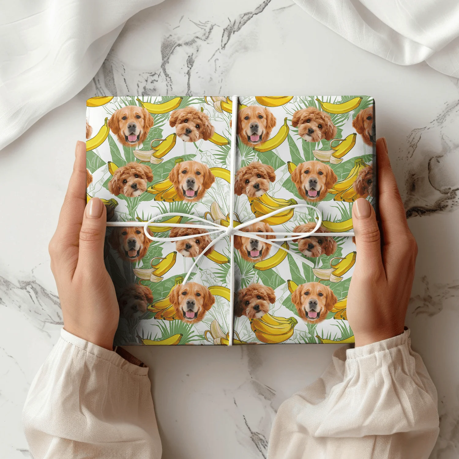 Custom Photo With Christmas Pattern Dog Cat Wrapping Paper HO82 893324 - Image 7