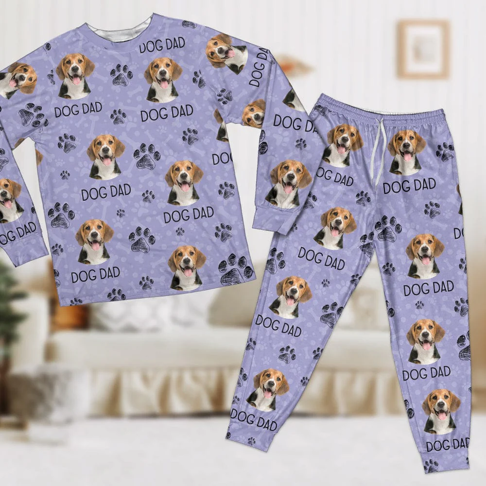 Custom Photo With Paw For Dog Lovers Sleepwear N304 889764 - Image 2