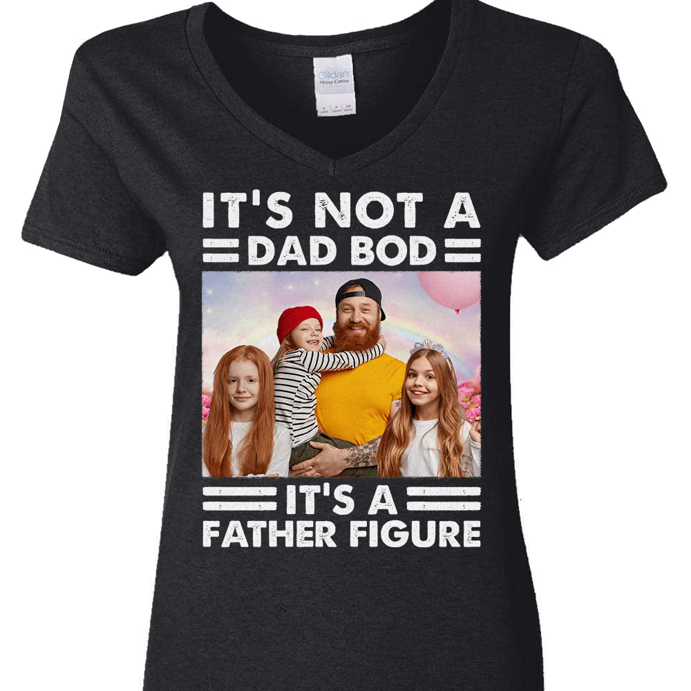 Custom Portrait Photo It's Not A Dad Bod With Retro Style Shirt TA29 890198 - Image 4