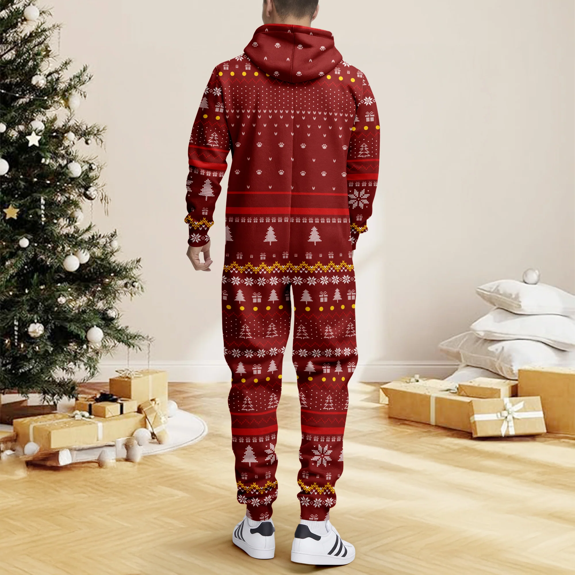 Custom Portrait Photo Merry Christmas Onesie Pajamas HO82 900640 - Image 6