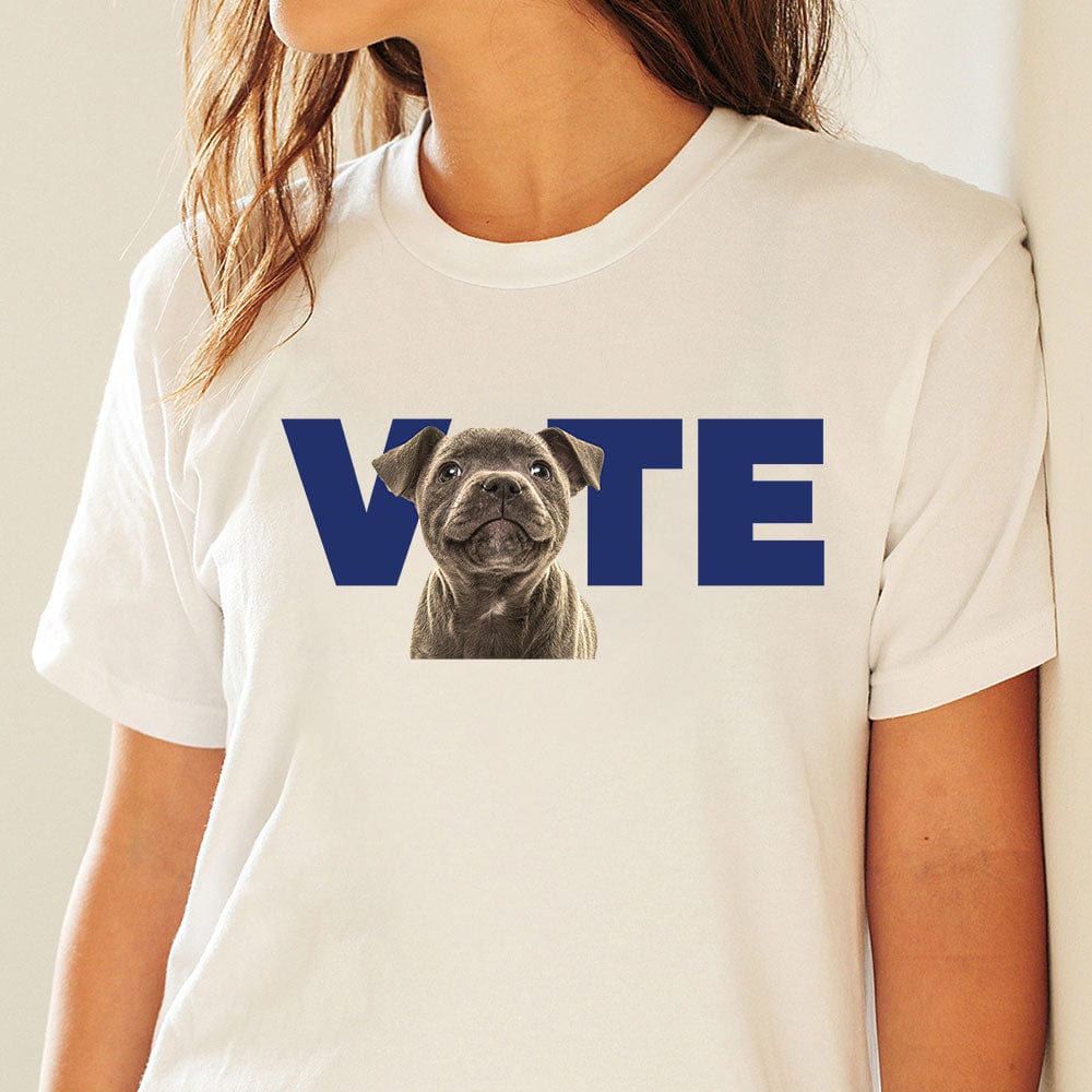 Custom Portrait Photo Vote My Dog Bright Shirt TA29 890270 - Image 6