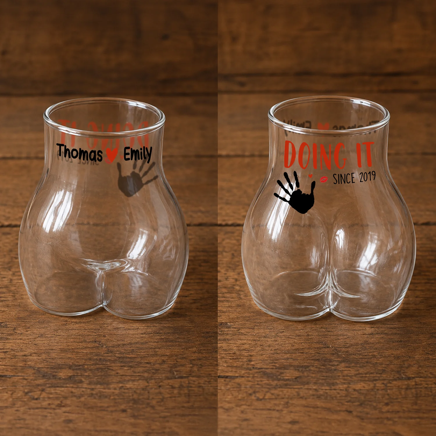 Funny Ass Body Shaped Glass Cup For Home Bar Party - Personalized Gift For Him, Boyfriend, Girlfriend, Couple HO82 902520 - Image 10