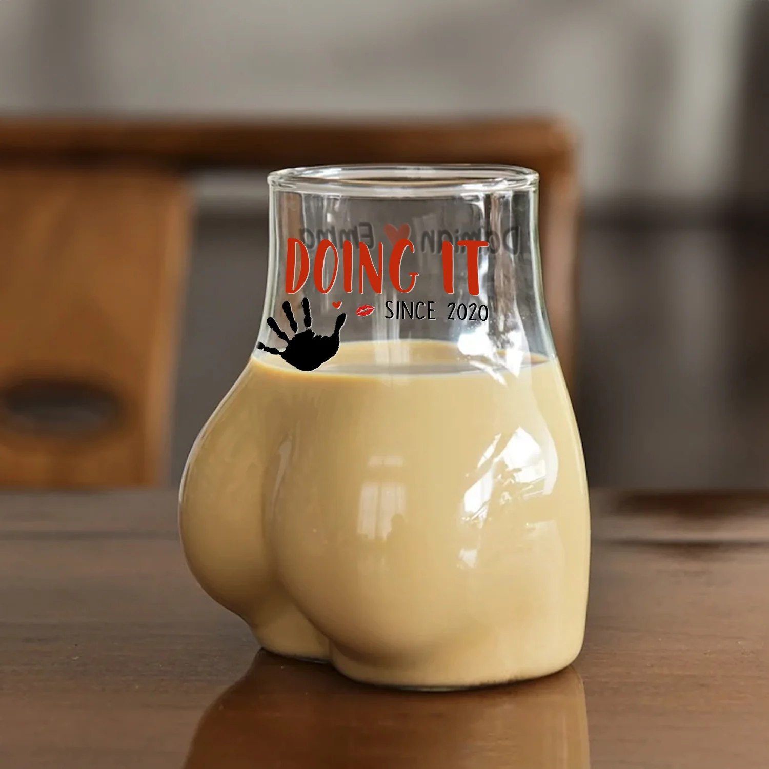 Funny Ass Body Shaped Glass Cup For Home Bar Party - Personalized Gift For Him, Boyfriend, Girlfriend, Couple HO82 902520 - Image 6