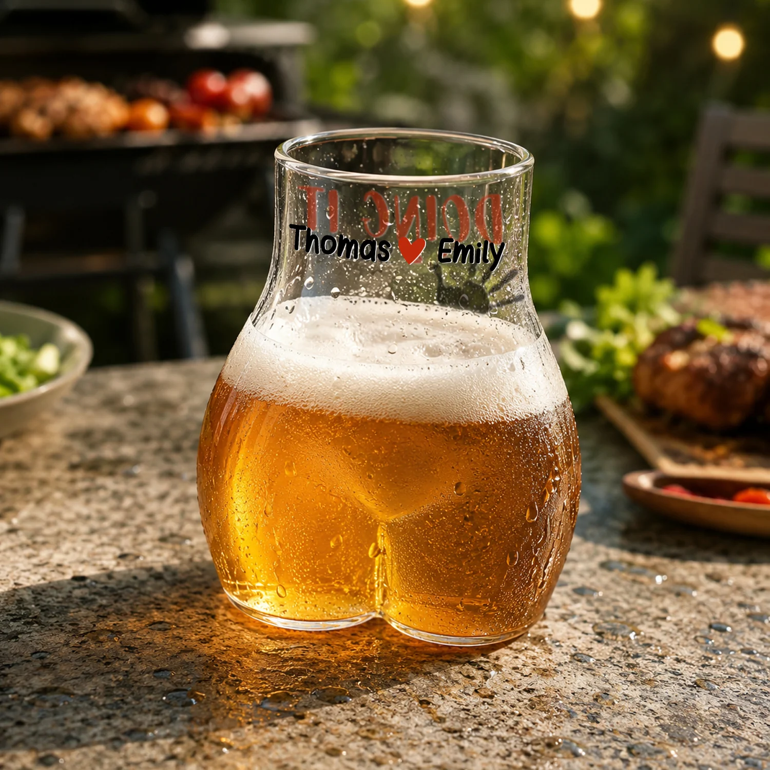 Funny Ass Body Shaped Glass Cup For Home Bar Party - Personalized Gift For Him, Boyfriend, Girlfriend, Couple HO82 902520 - Image 8