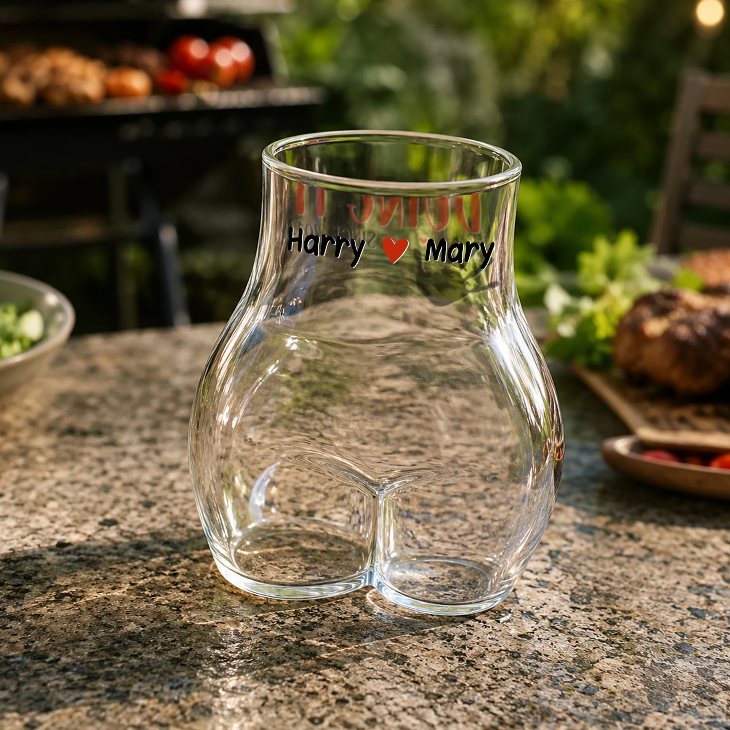 Funny Ass Body Shaped Glass Cup For Home Bar Party - Personalized Gift For Him, Boyfriend, Girlfriend, Couple HO82 902520 - Image 9