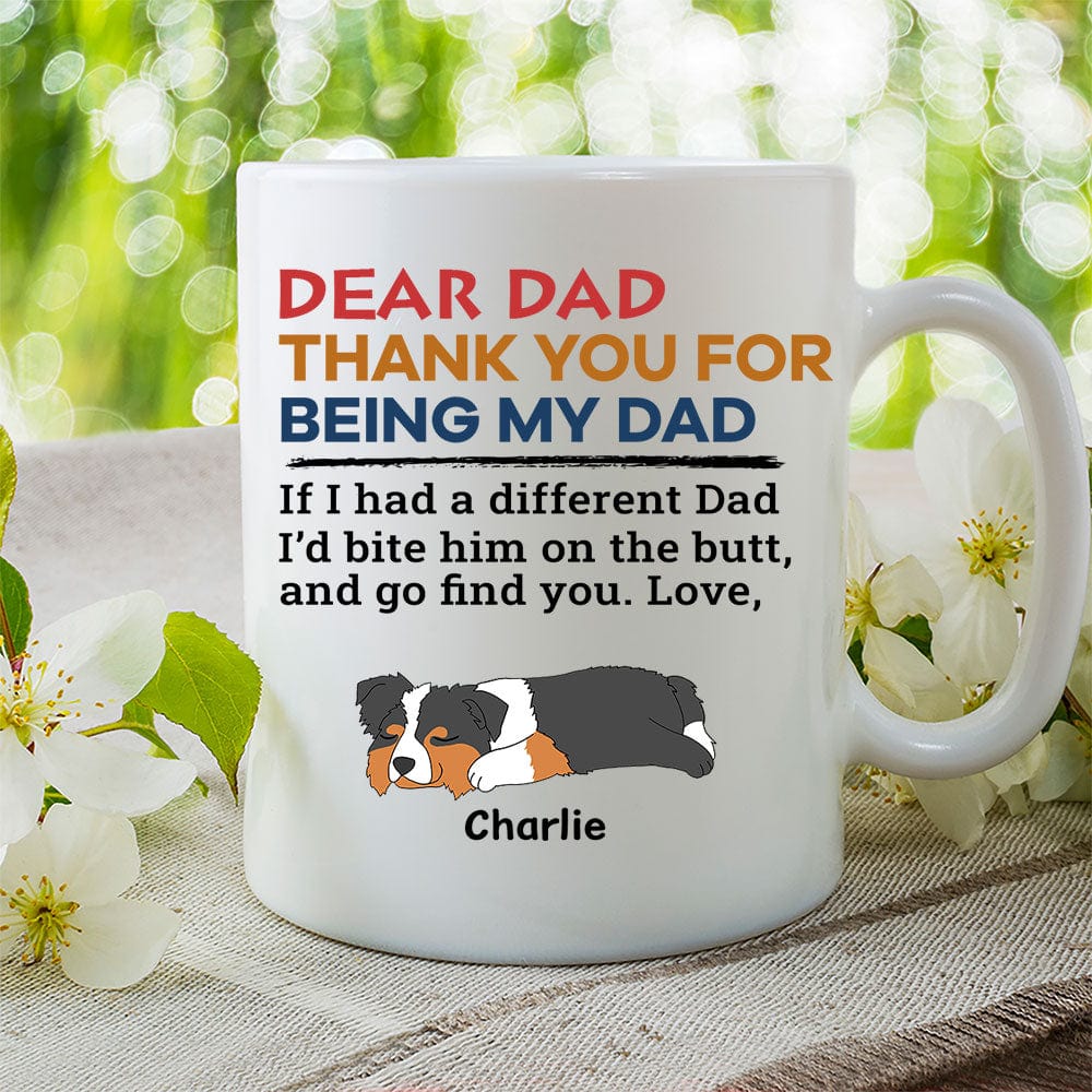 Happy Father's Day Bite The Butt Mug Personalized Gift HO82 890708 - Image 2