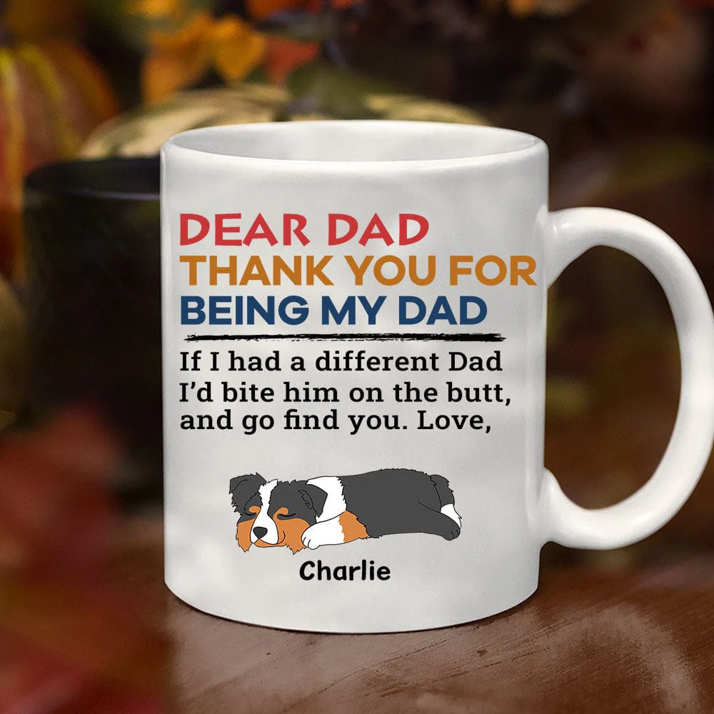 Happy Father's Day Bite The Butt Mug Personalized Gift HO82 890708 - Image 3