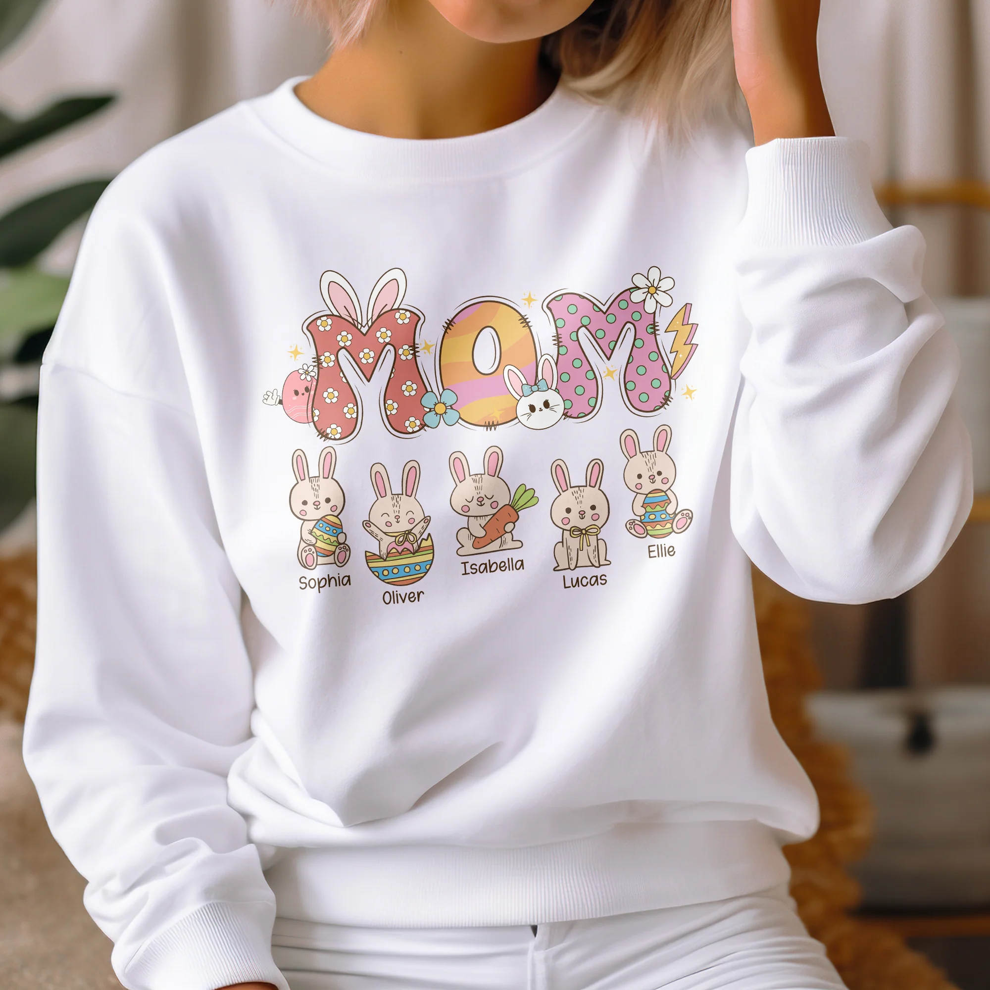 Happy Mother's Day Bunny Gigi Easter Gigi Bright Shirt Personalized Gift HO82 893526 - Image 6