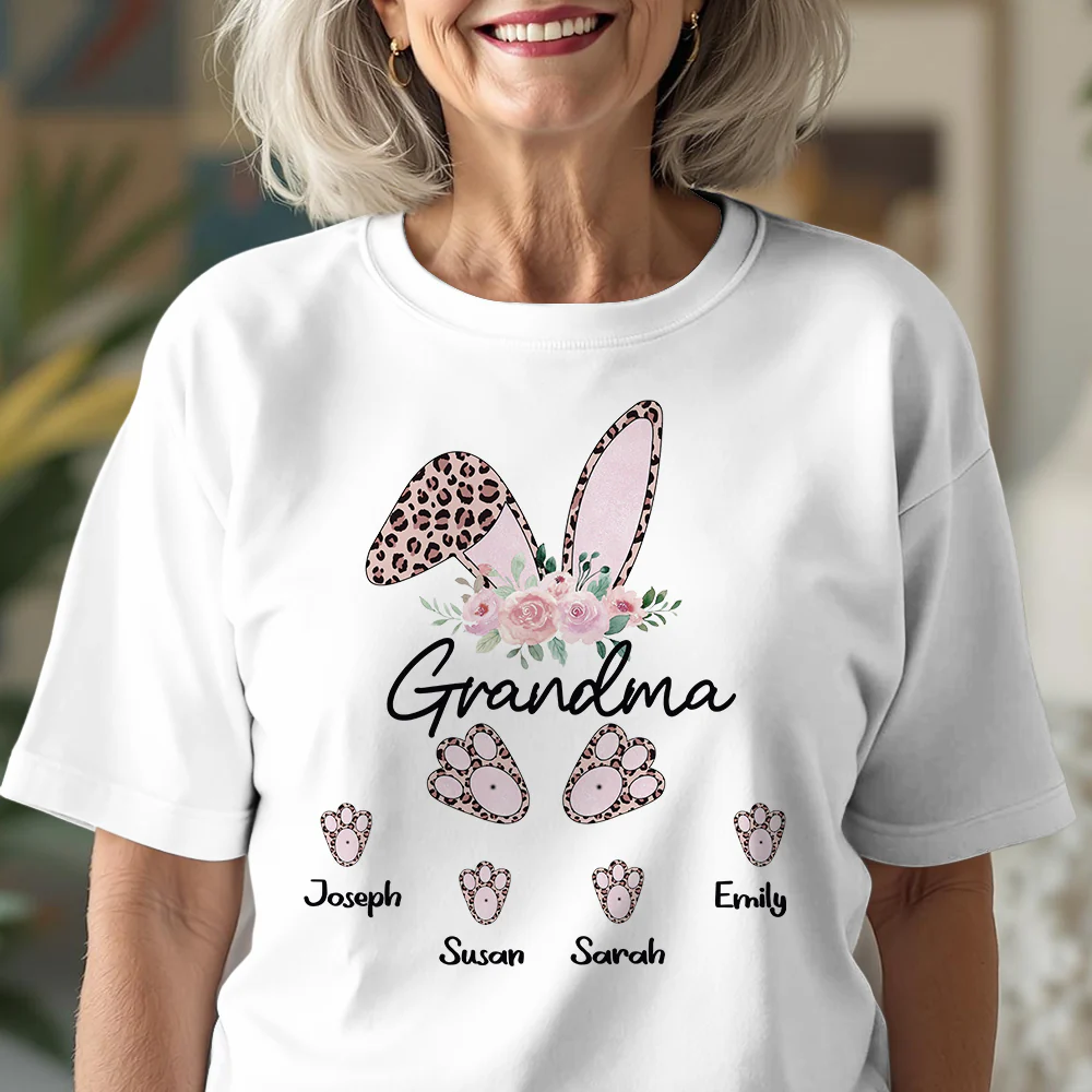 Home Is A Hug From Grandma Bright Shirt Personalized Gift For Mother's Day HO82 893624 - Image 2