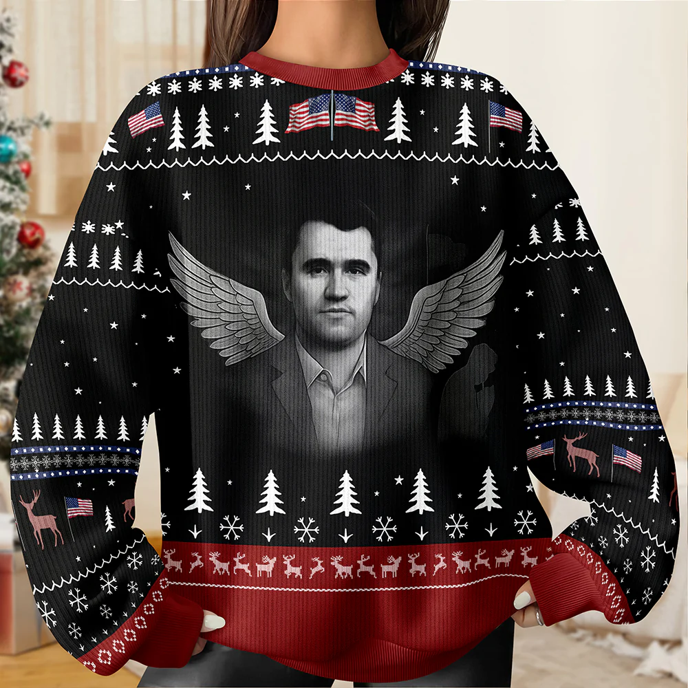 In Love Memory Charlie Kirk Ugly Christmas Sweater HO82 900322 - Image 7
