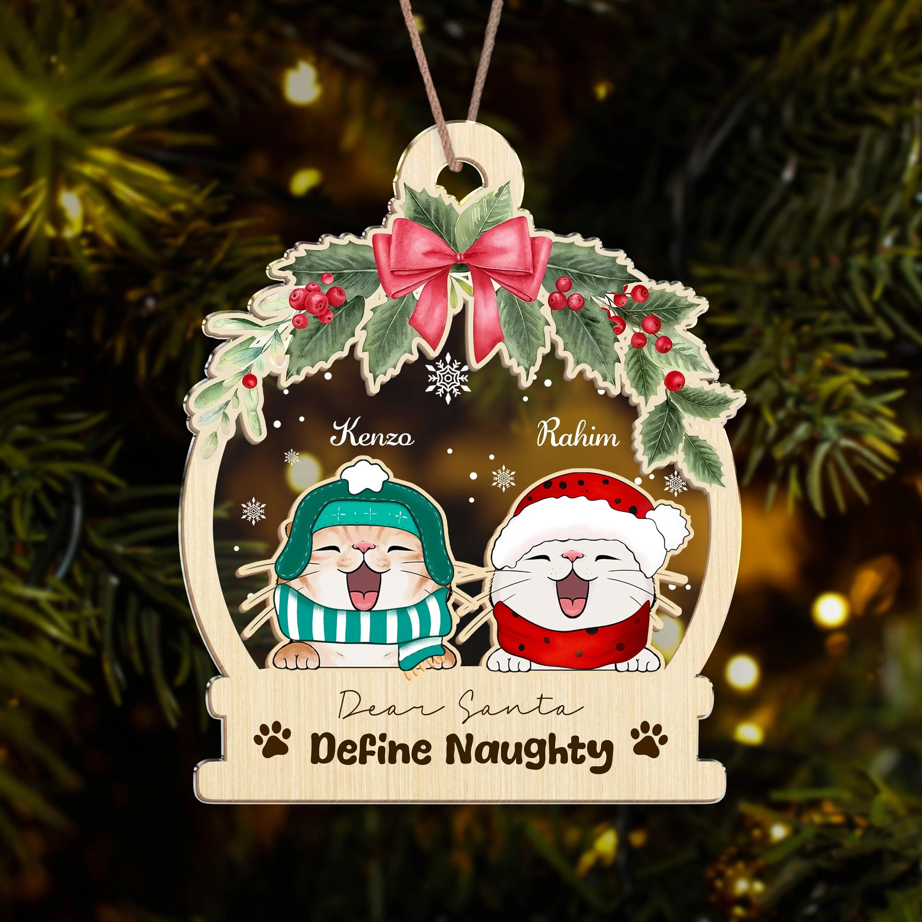 Is This Jolly Enough? Gift For Cat Lover Ornament Personalized Gift HO82 893118