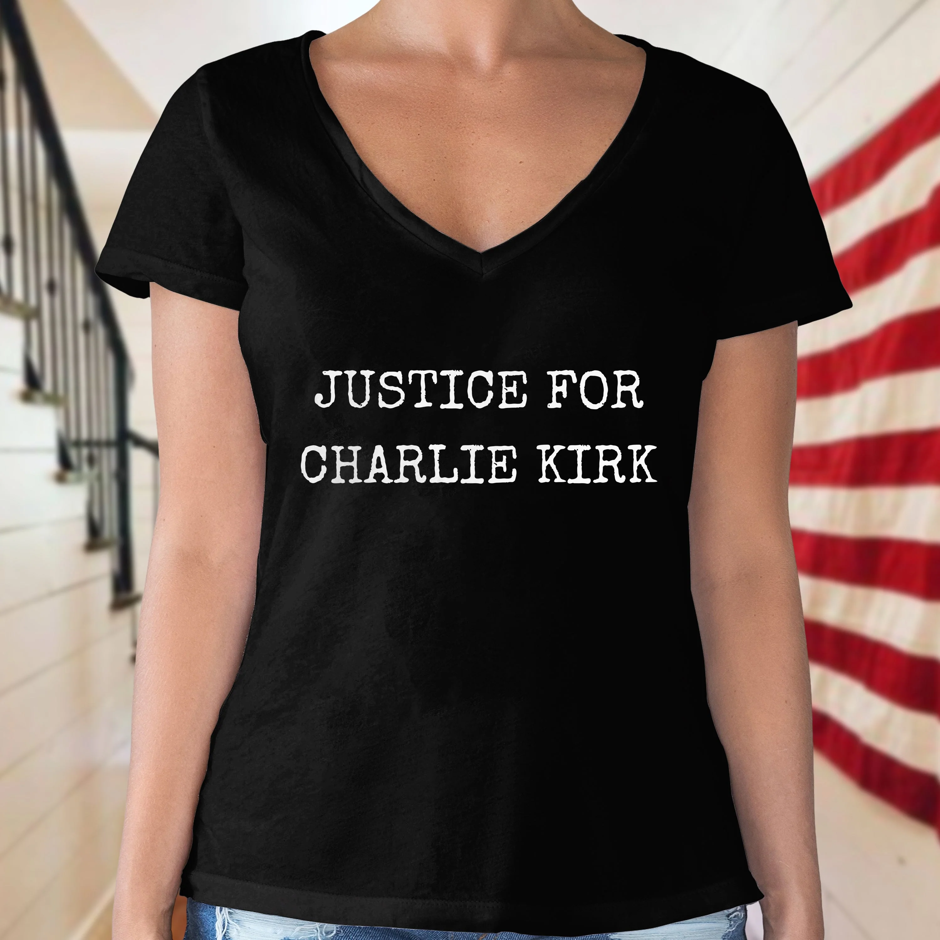 Justice For Charlie Kirk Dark Shirt HO82 65762 - Image 7