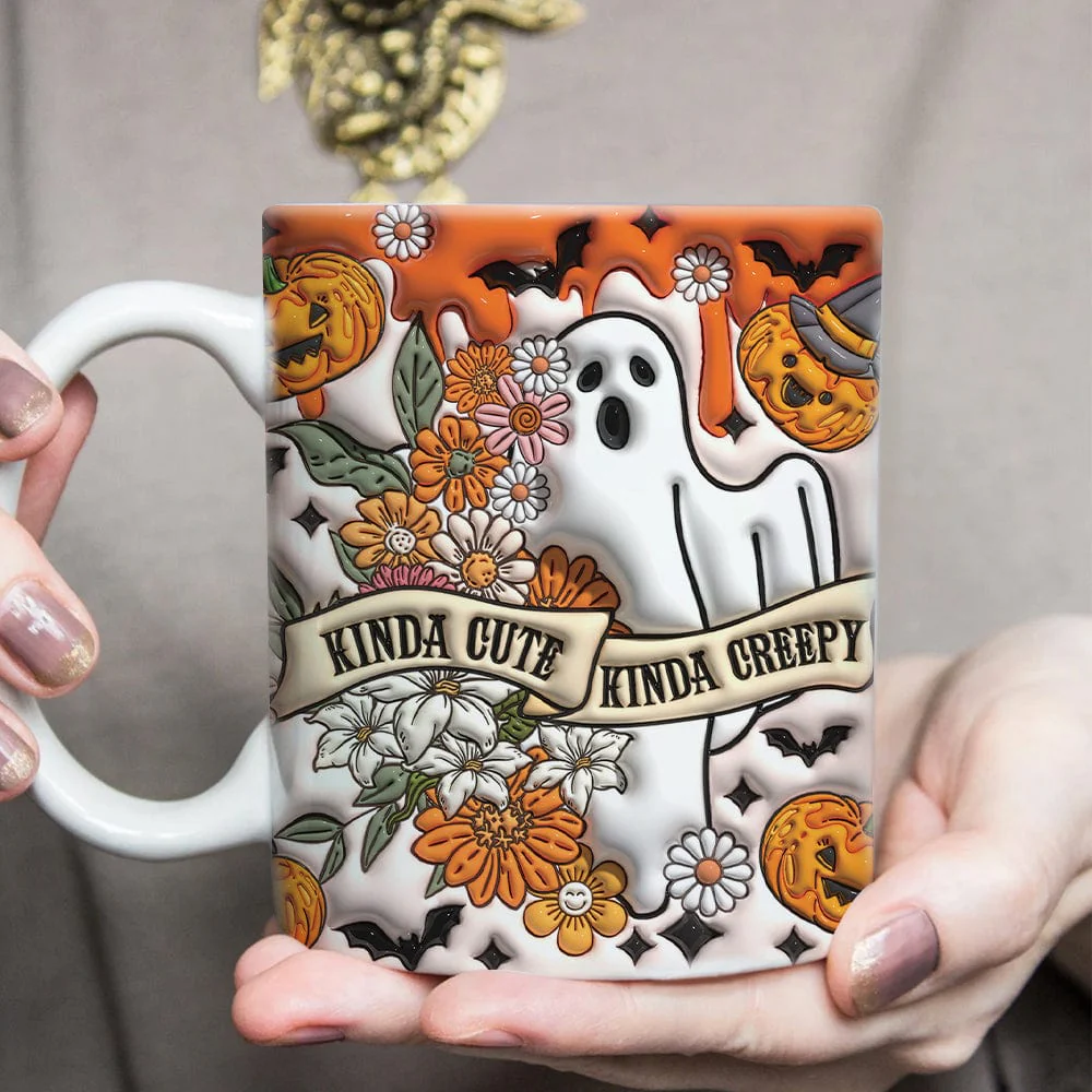 Kinda Cute Kinda Creepy Halloween Personalized Gift Mug HO82 891338 - Image 3