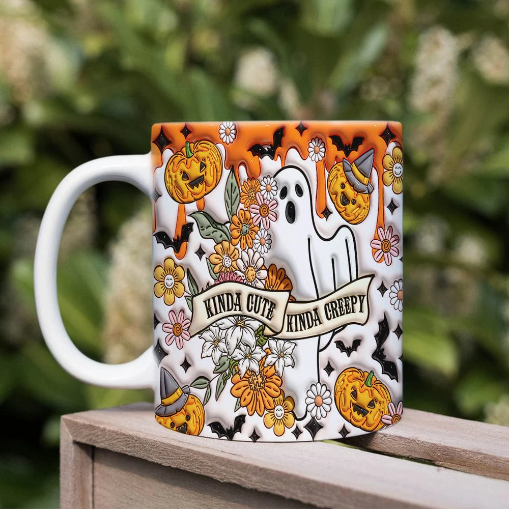Kinda Cute Kinda Creepy Halloween Personalized Gift Mug HO82 891338 - Image 5