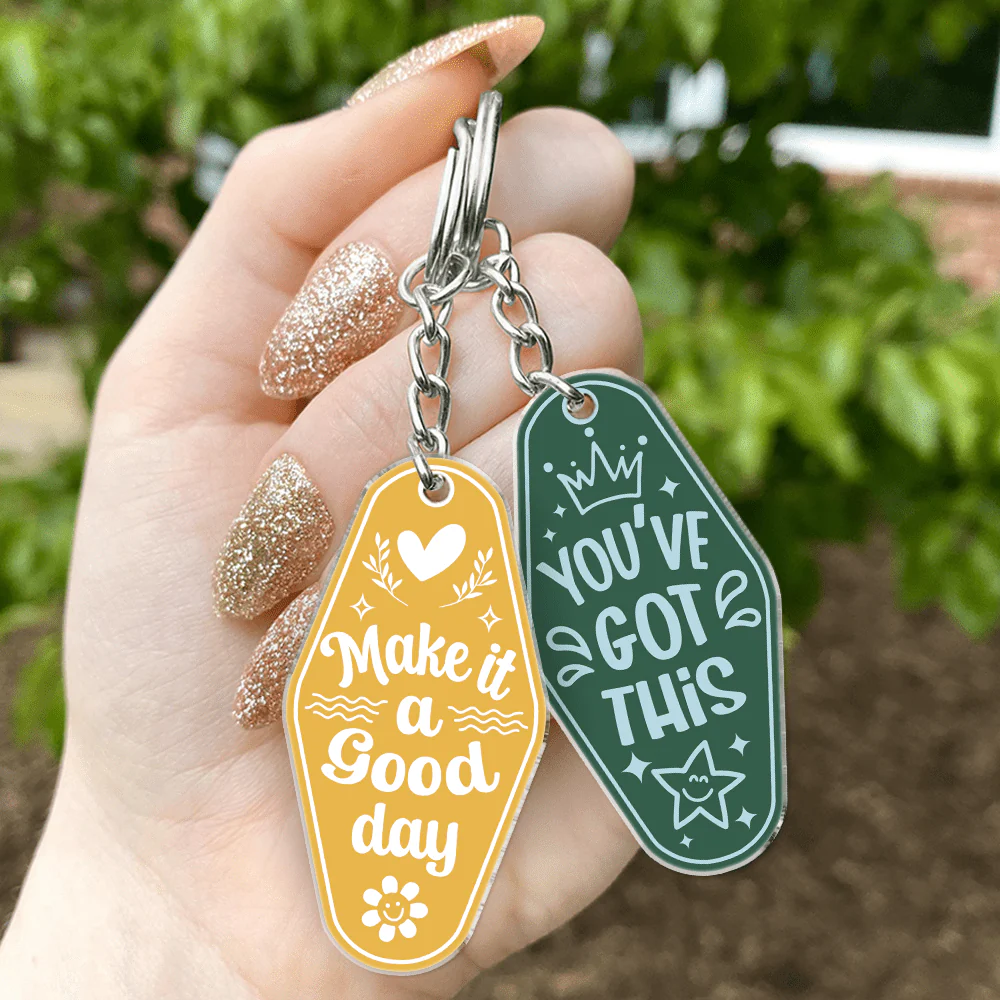 Kindness Is Magic With Retro Inspired Motel Acrylic Keychain Personalized Gift K228 889814 - Image 2
