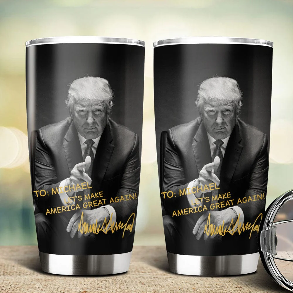 Let's Make America Great Again Fat Tumbler Personalized Gift HO82 890730 - Image 3