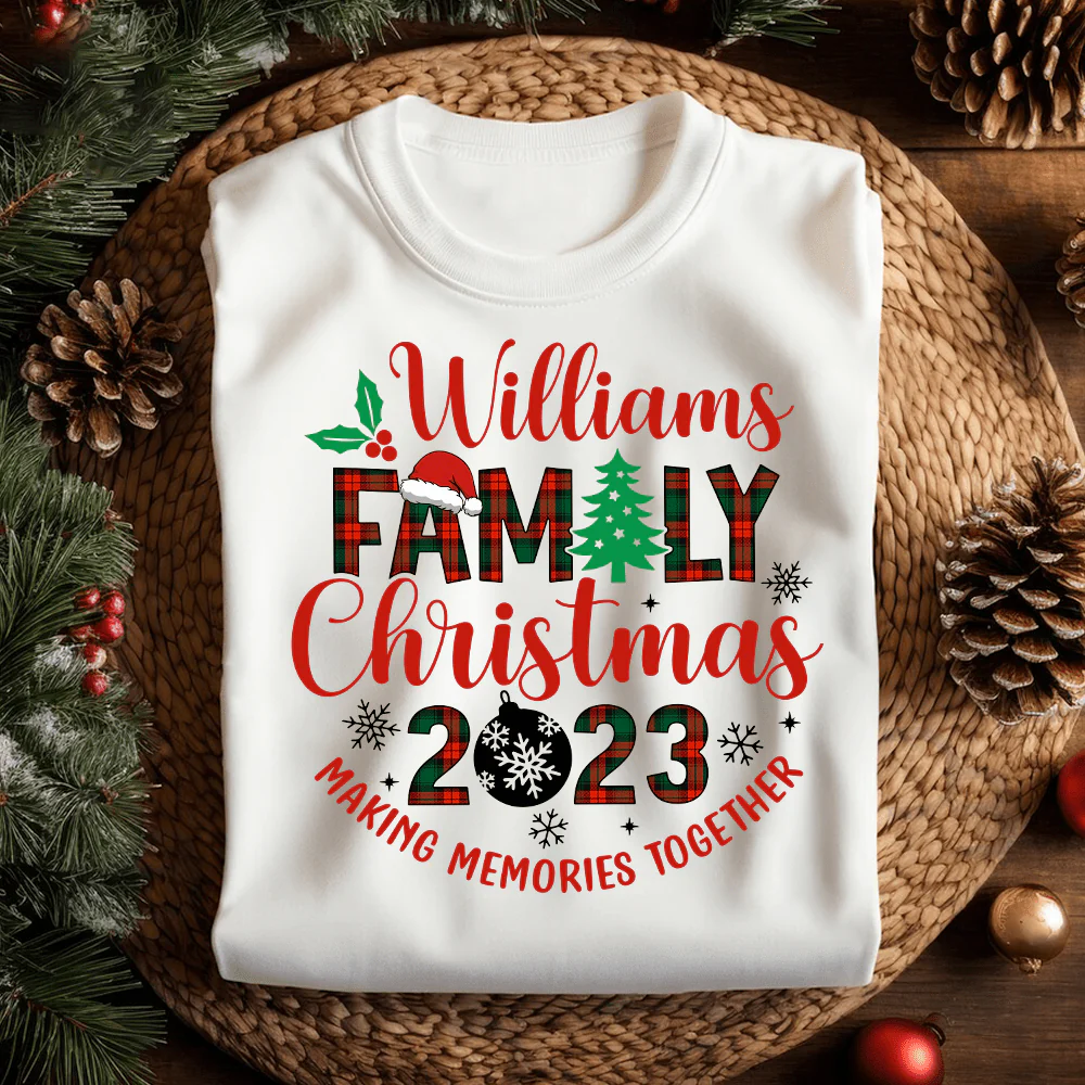 Making Memories Together Family Christmas Tees Personalized Gift DA199 889942 - Image 2