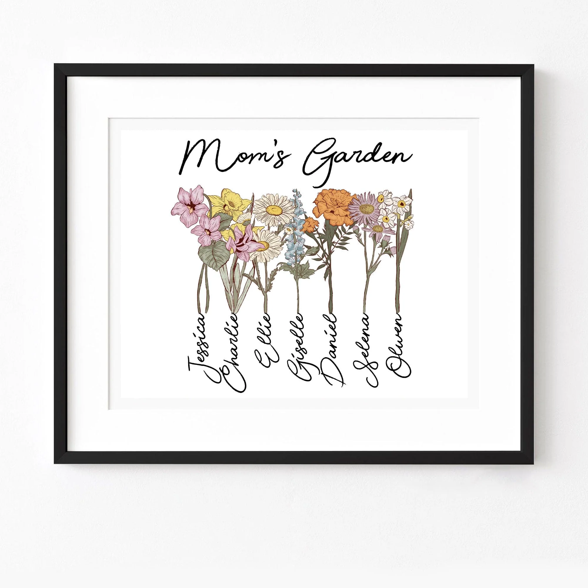 Mama's Garden Mother's Day Family Picture Frame TA29 890316 - Image 3