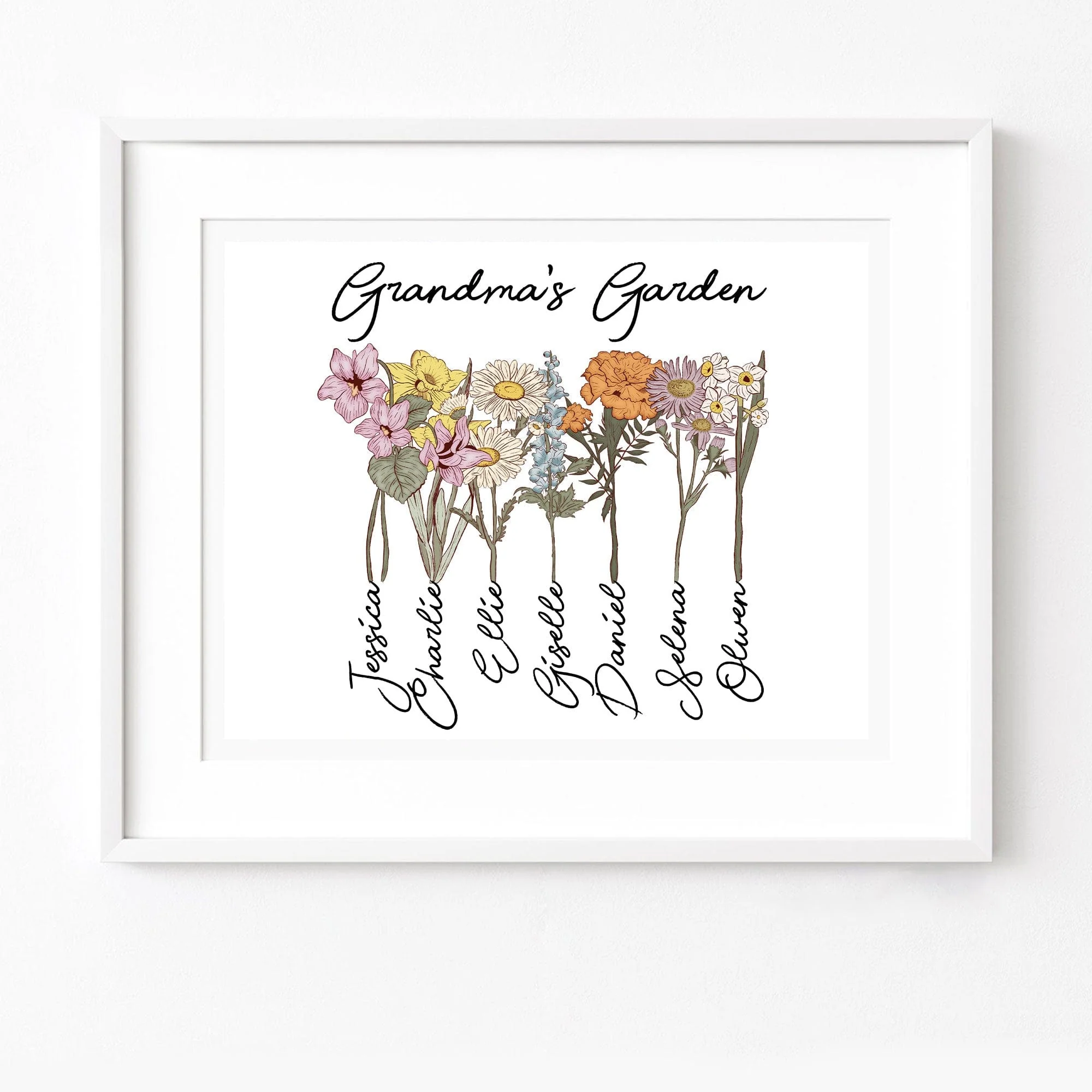 Mama's Garden Mother's Day Family Picture Frame TA29 890316 - Image 4