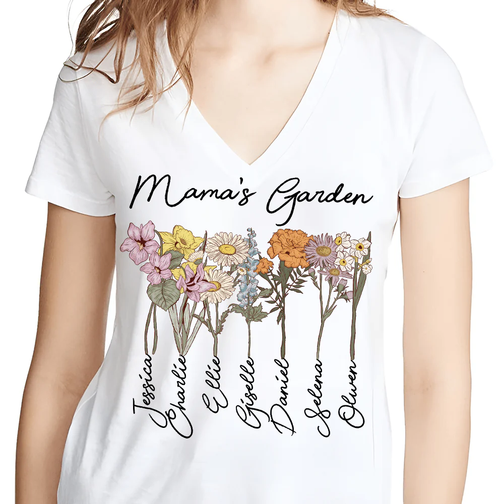 Mama's Garden Mother's Day Family Shirt Personalized Gift TA29 890314 - Image 2