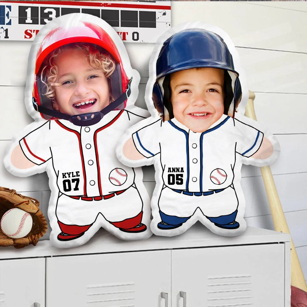 My Baseball Funny Pillow - Personalized Photo Custom Shaped Pillow HO82 891246 - Image 3