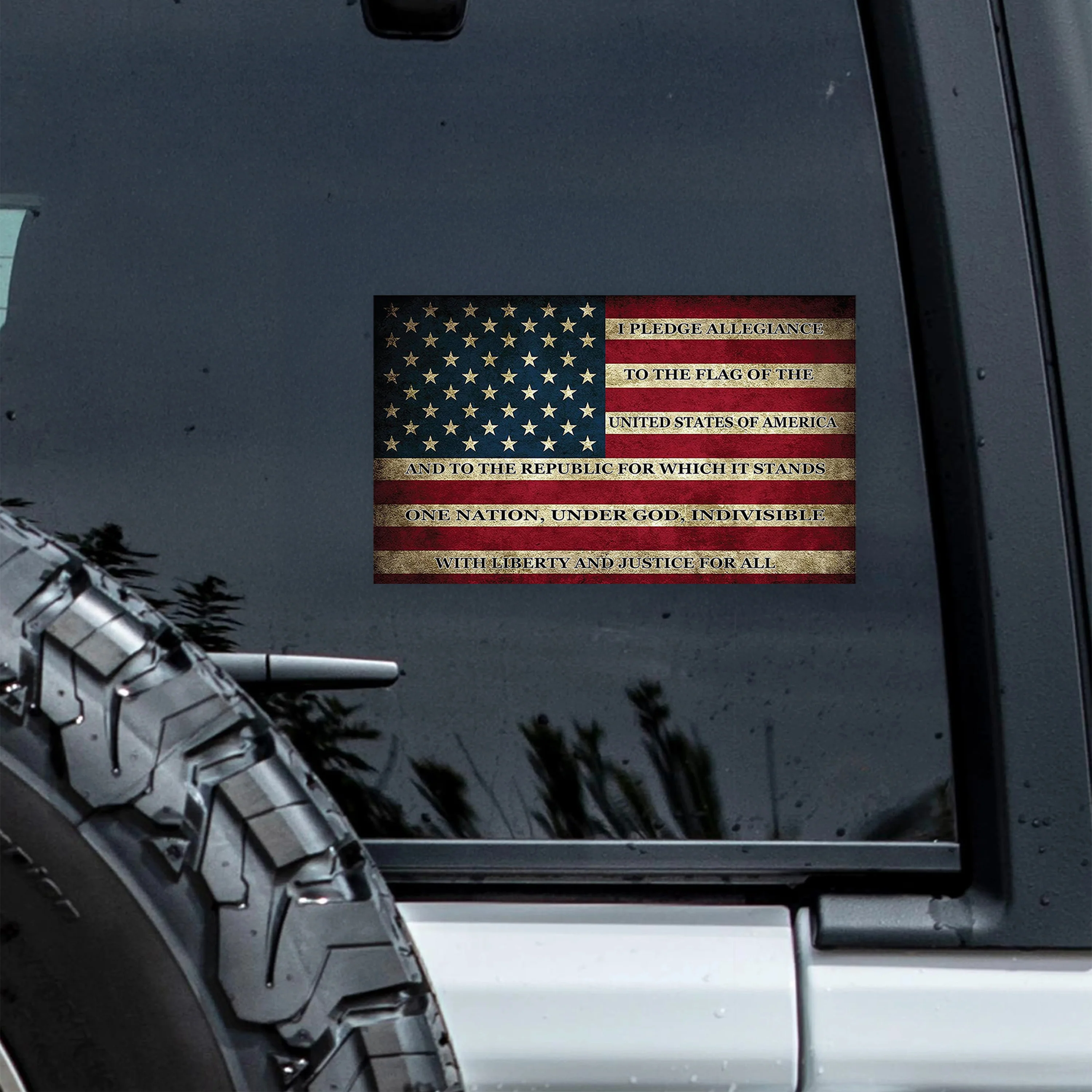Patriotic American USA Flag Sticker HO82 900452